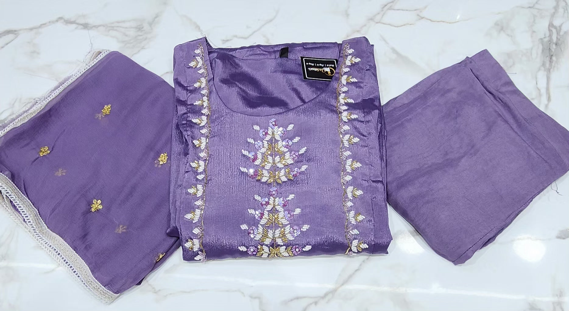 Vichitra Silk Umbrella Dress