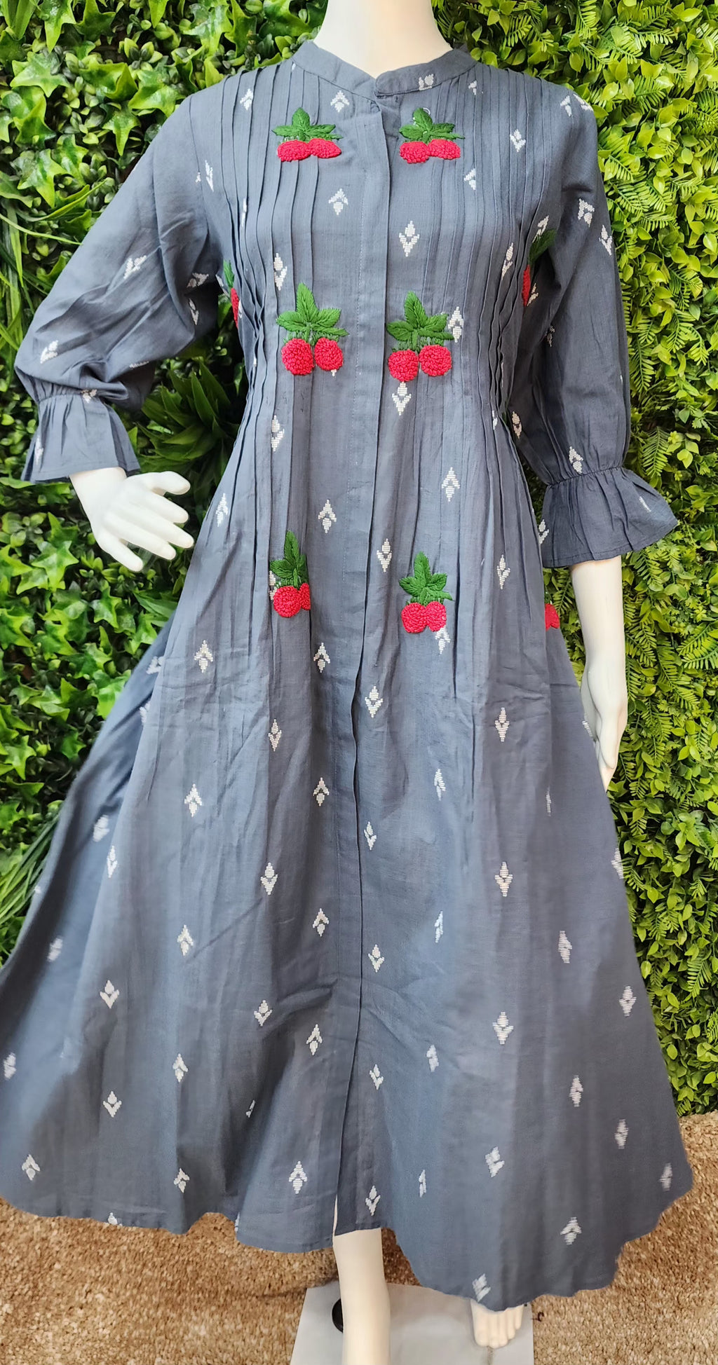 Jamdani Cotton Premium Frock