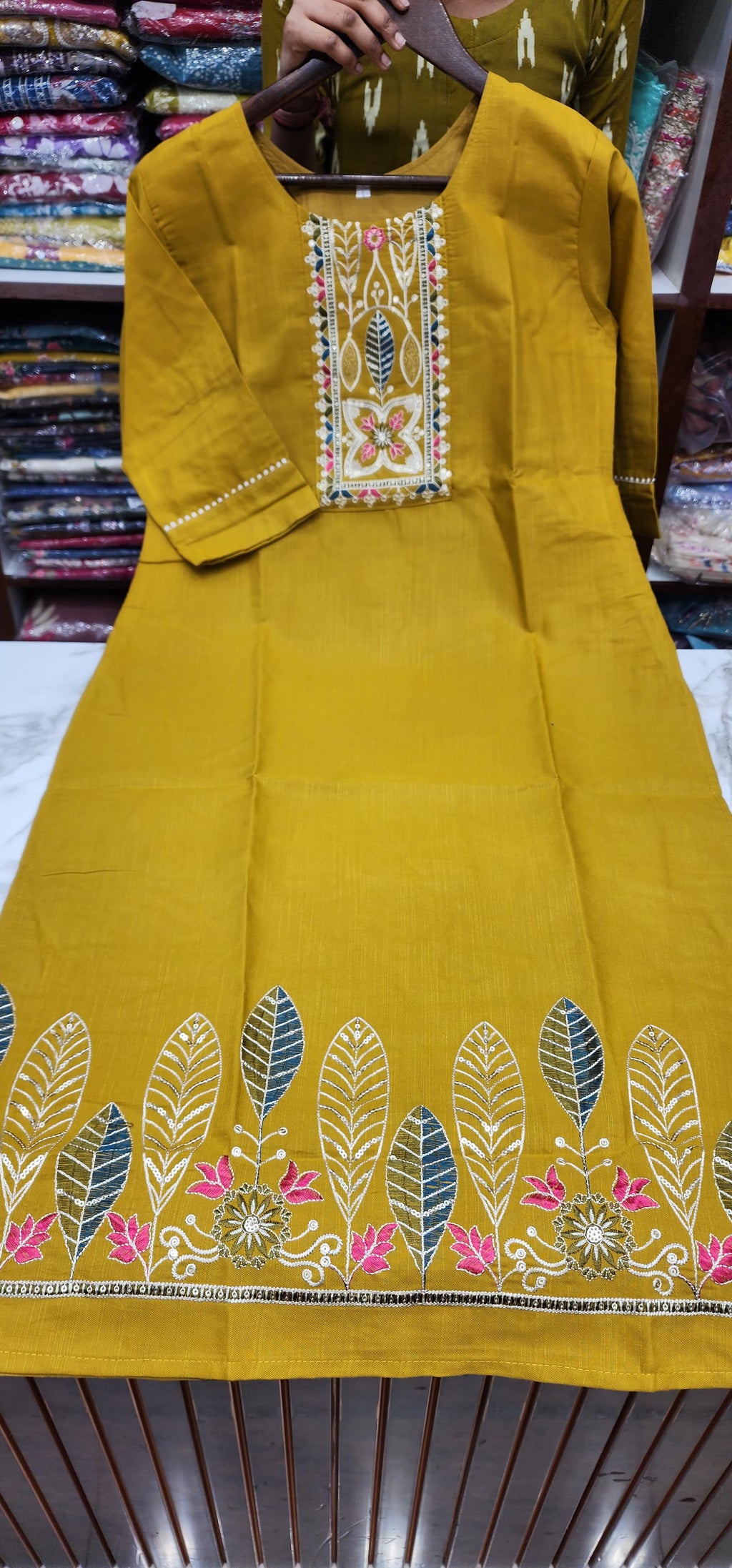 Cotton Threadwork Kurti