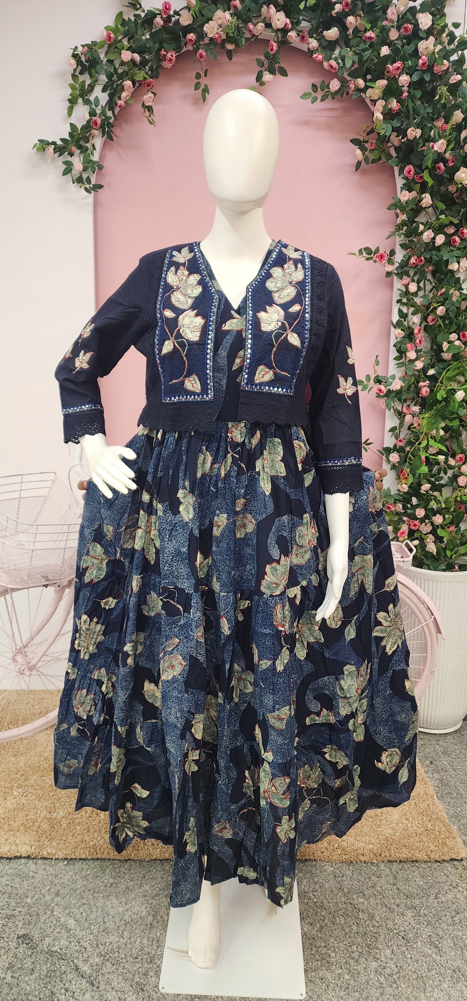Designer Frock with Coat