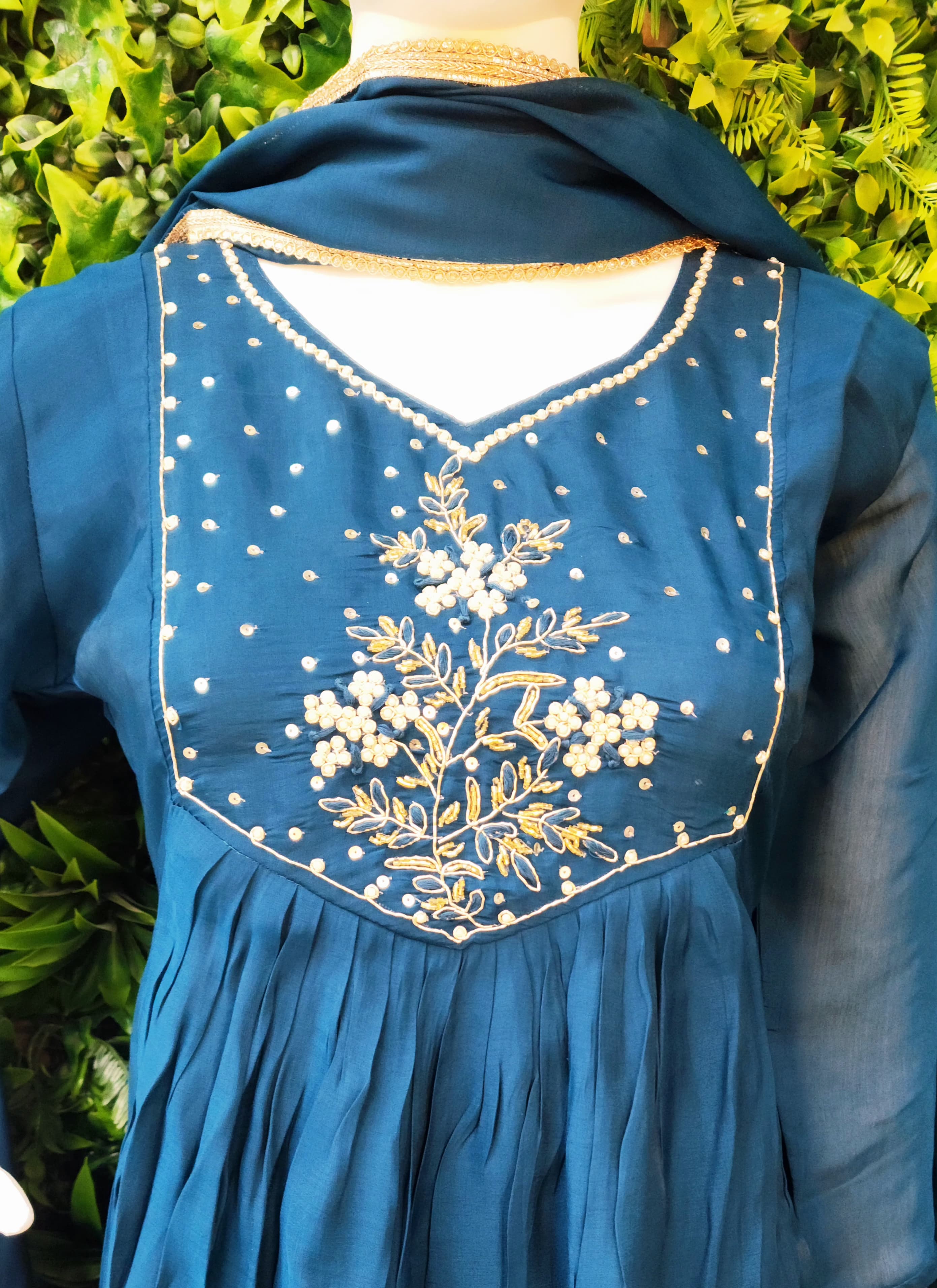 Roman shimmer Umbrella Dress