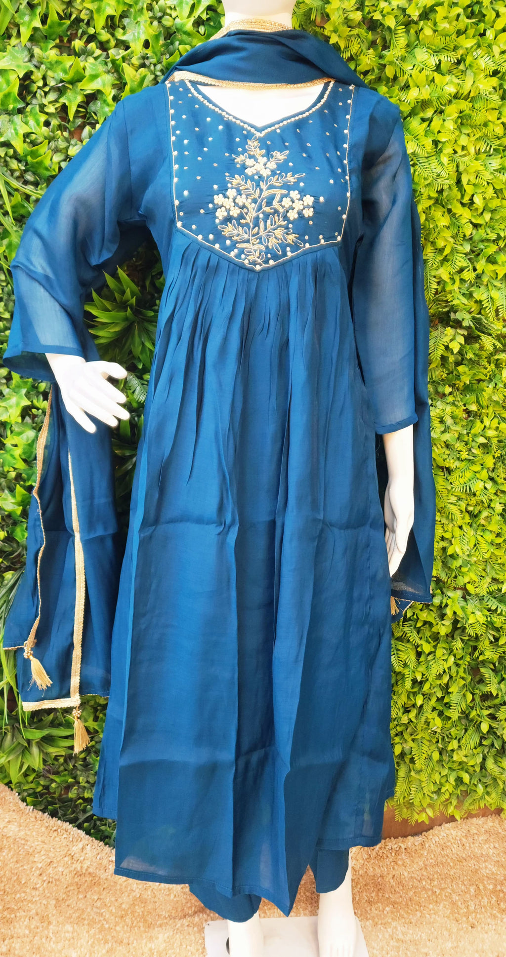 Roman shimmer Umbrella Dress