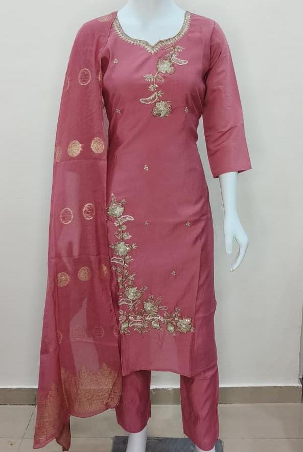 Shimmer Roman Simple Partywear