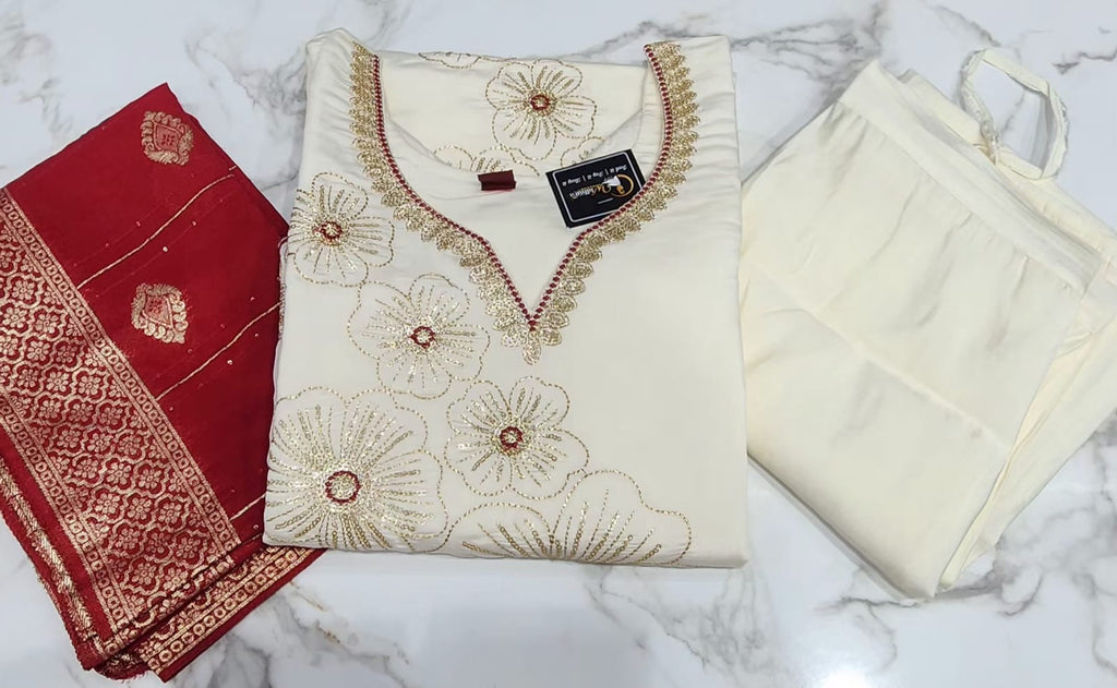 Plussize Roman Applique Partywear