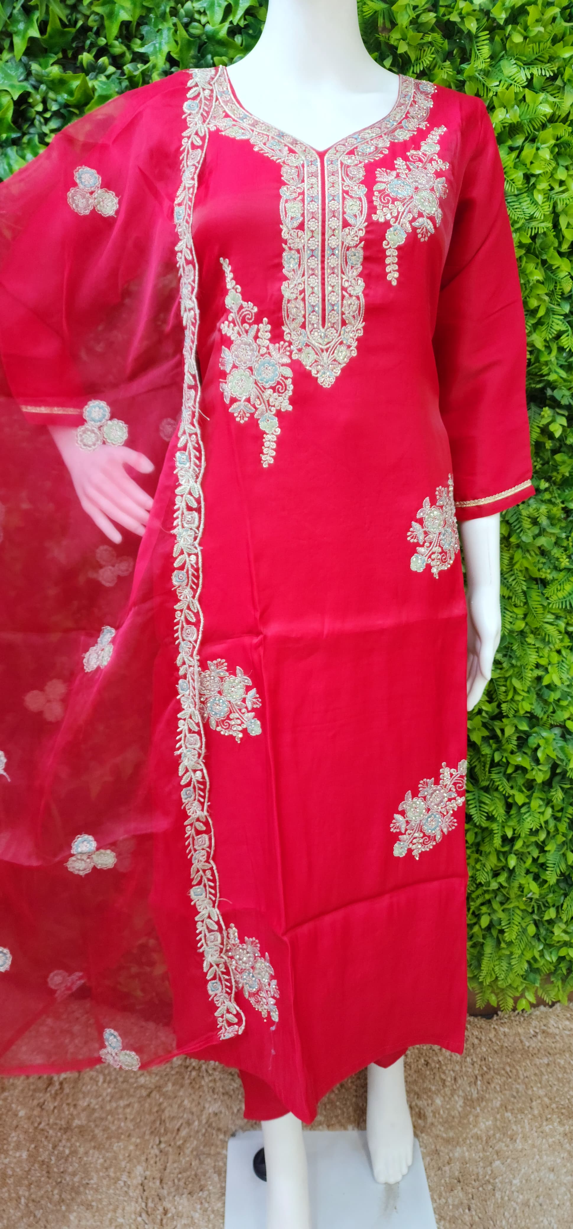 Shimmer Stone Work Partywear