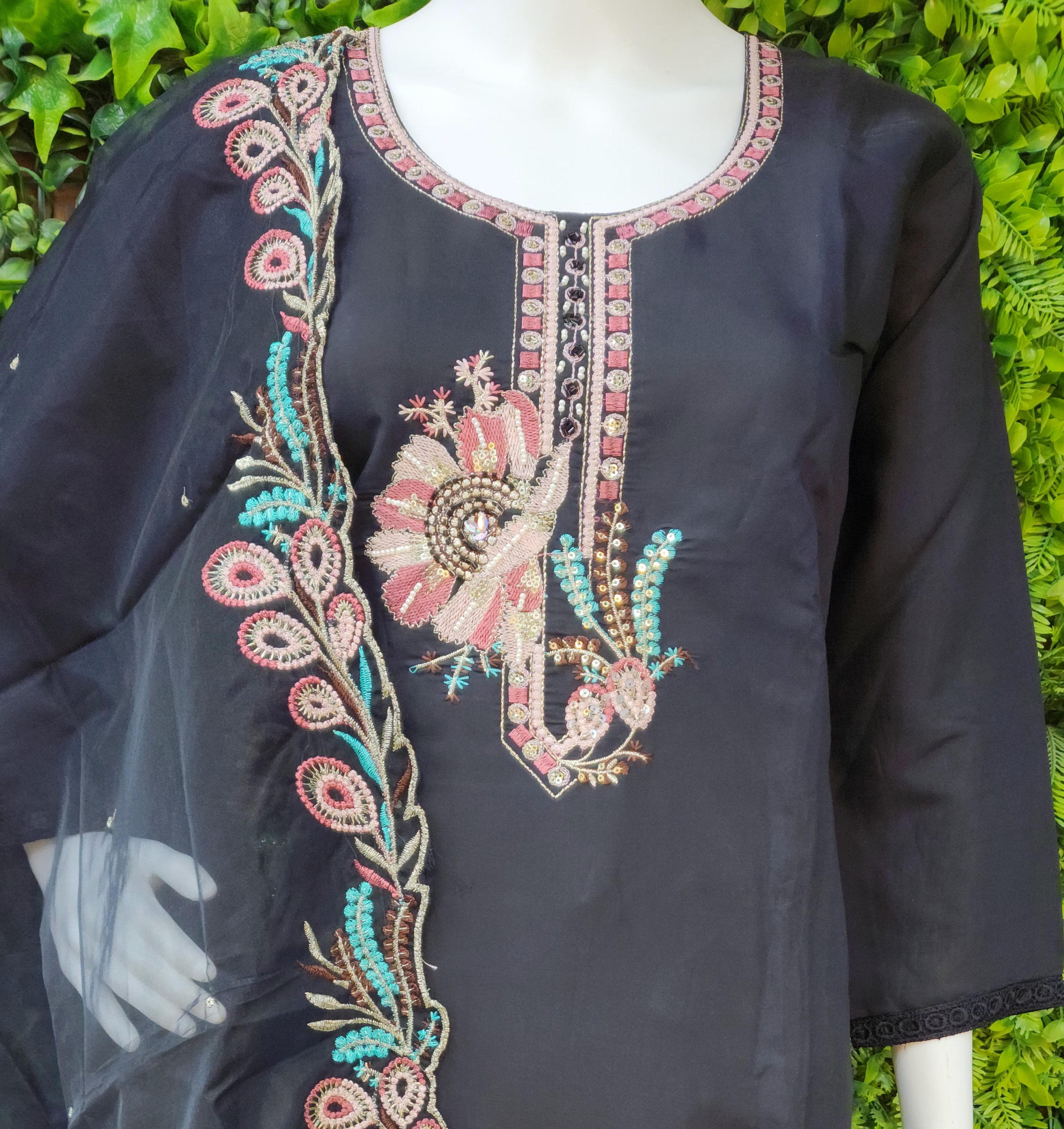 Chenderi Designer Threadwork Dress