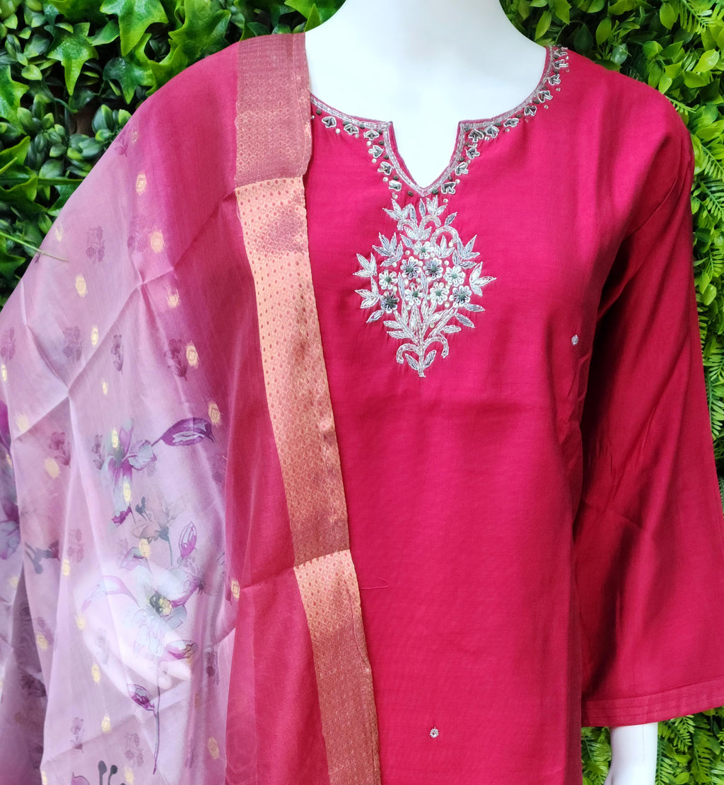 Plussize Roman silk Partywear