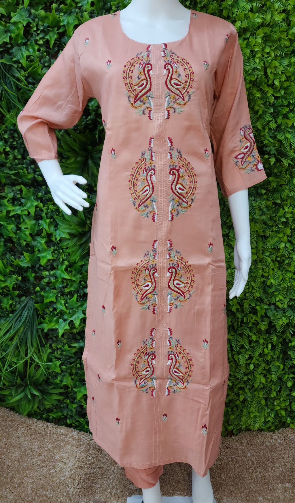 Pure Mulchenderi Peacock 2pc Set