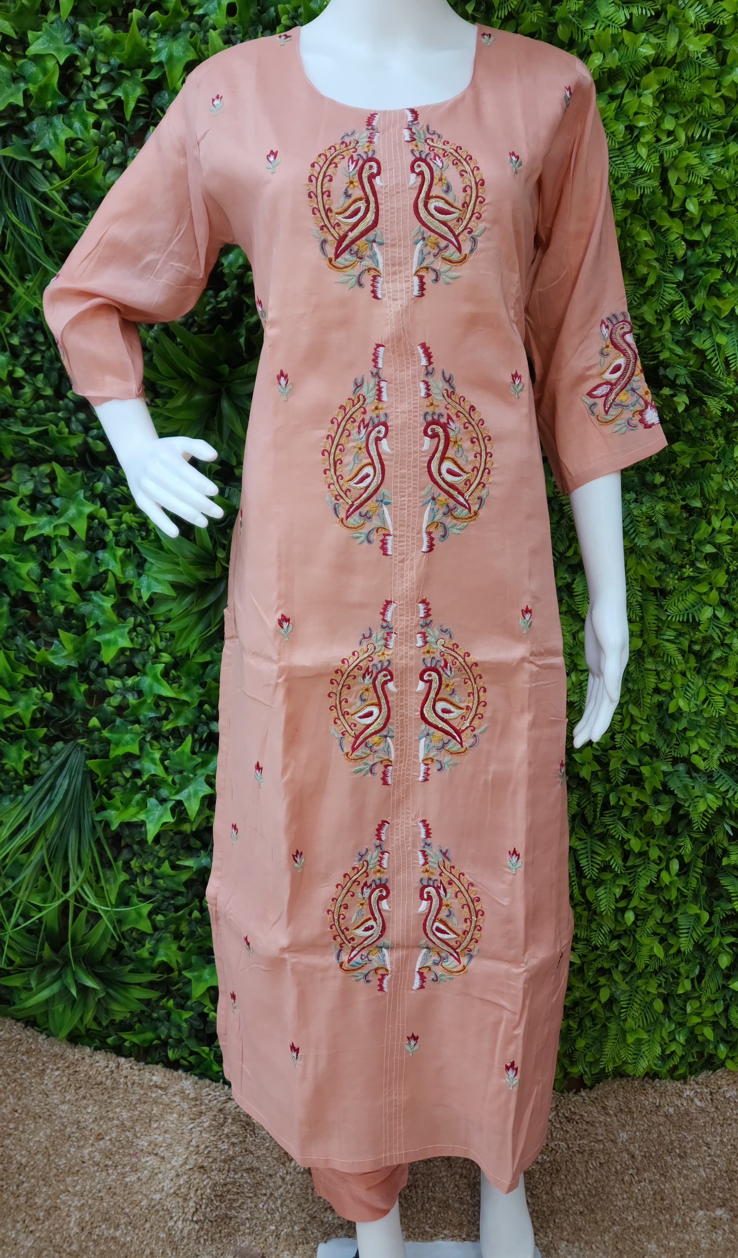 Pure Mulchenderi Peacock 2pc Set