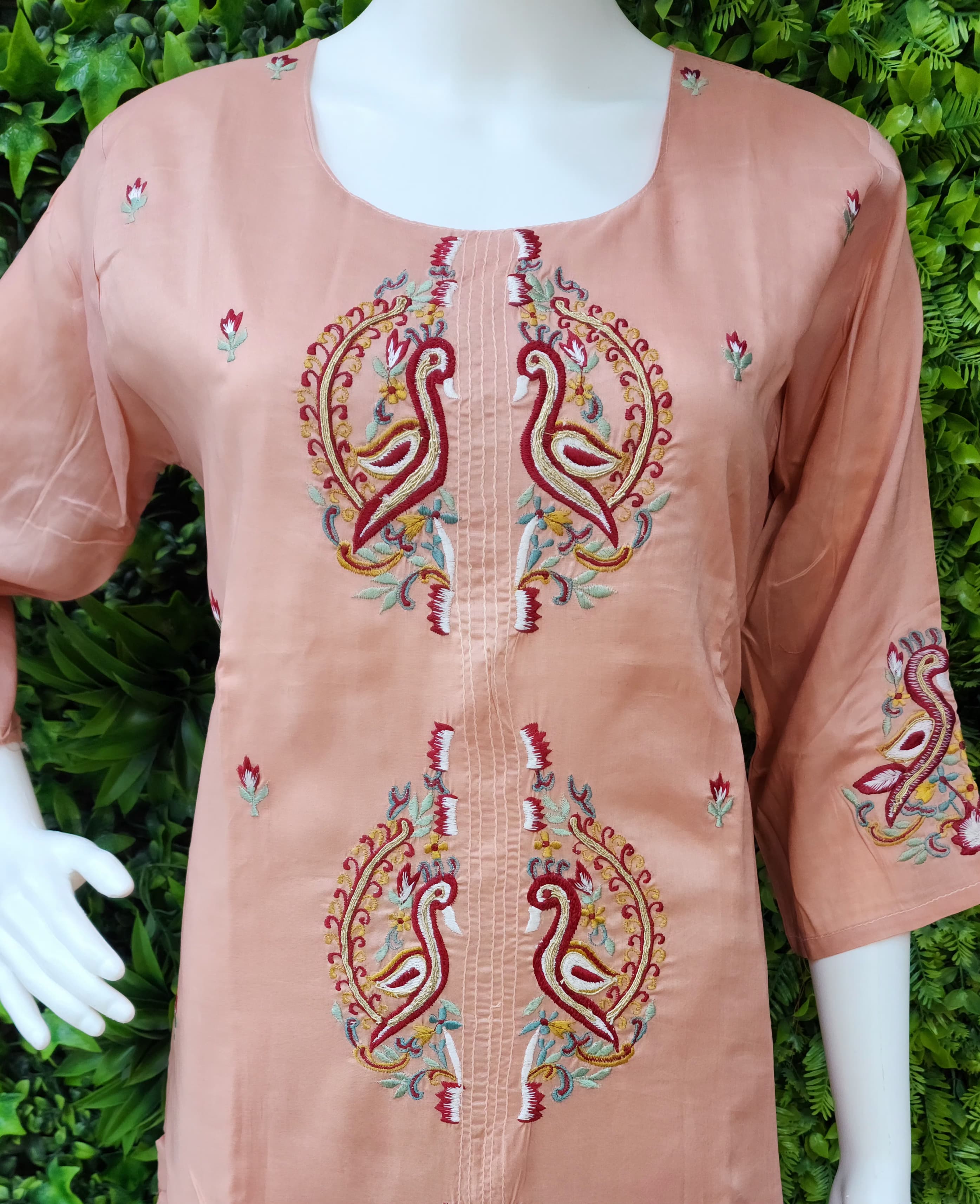 Pure Mulchenderi Peacock 2pc Set