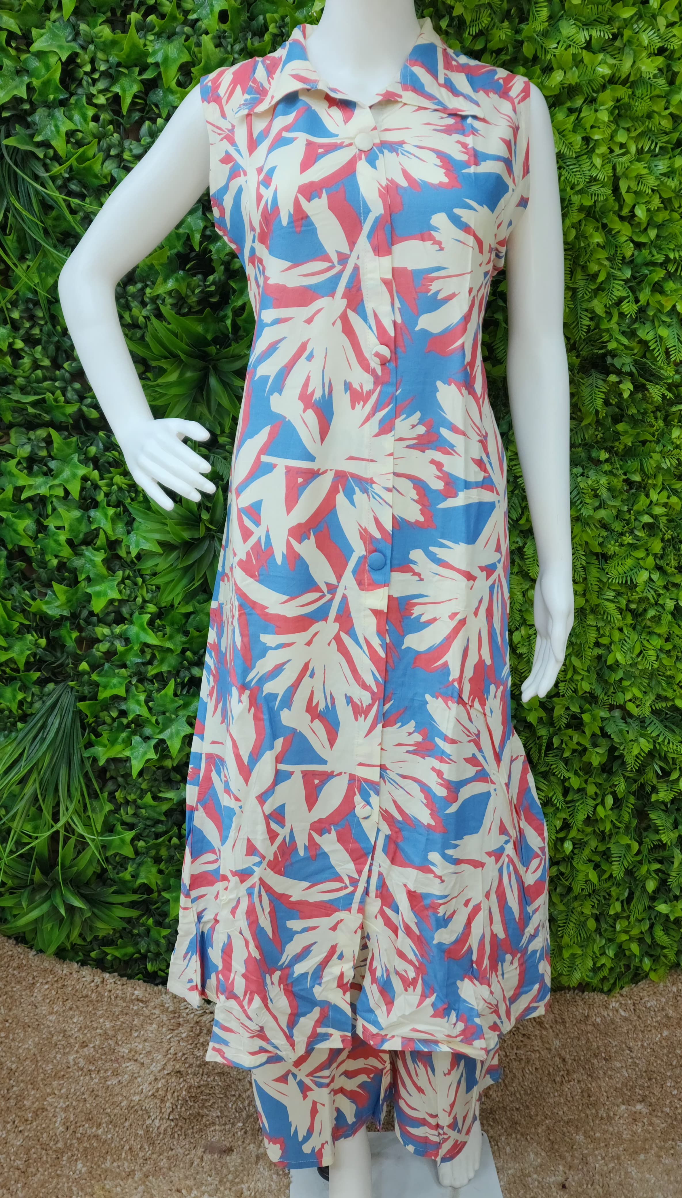 Rayon Printed 2pc Set