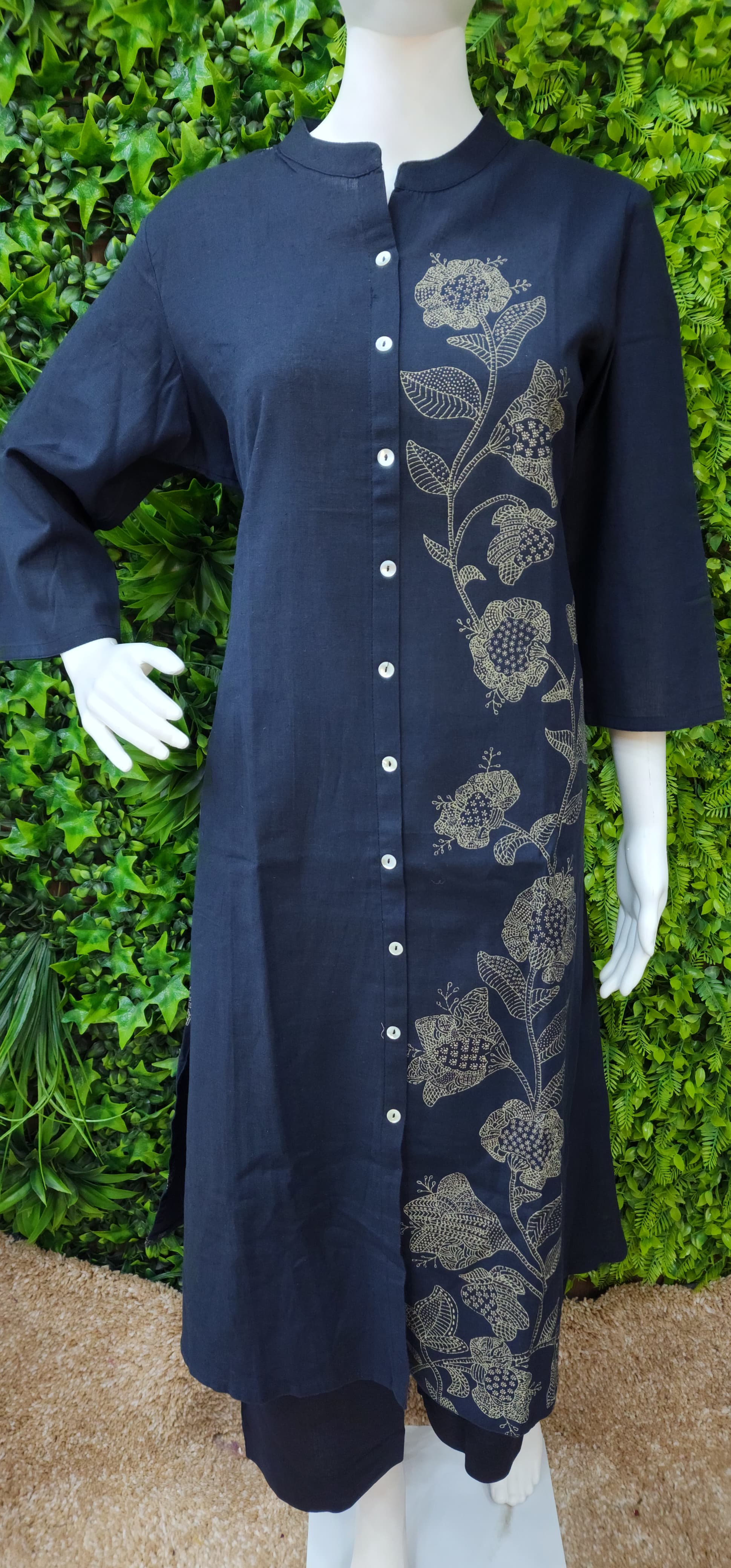 Mulcotton designer black 2pc