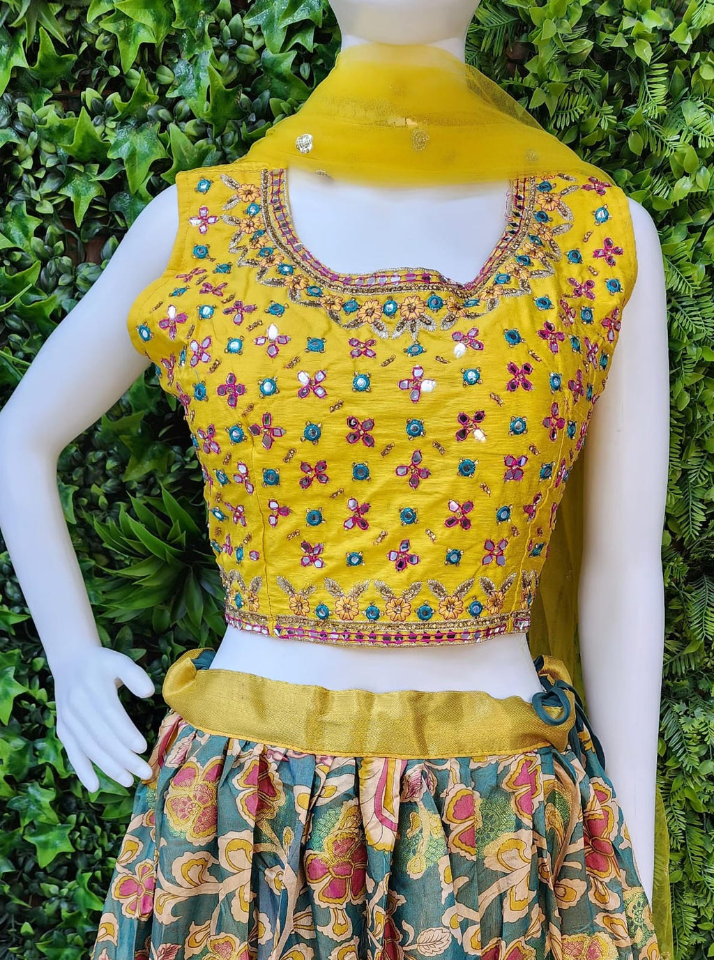 Kalamkari Crop-Top