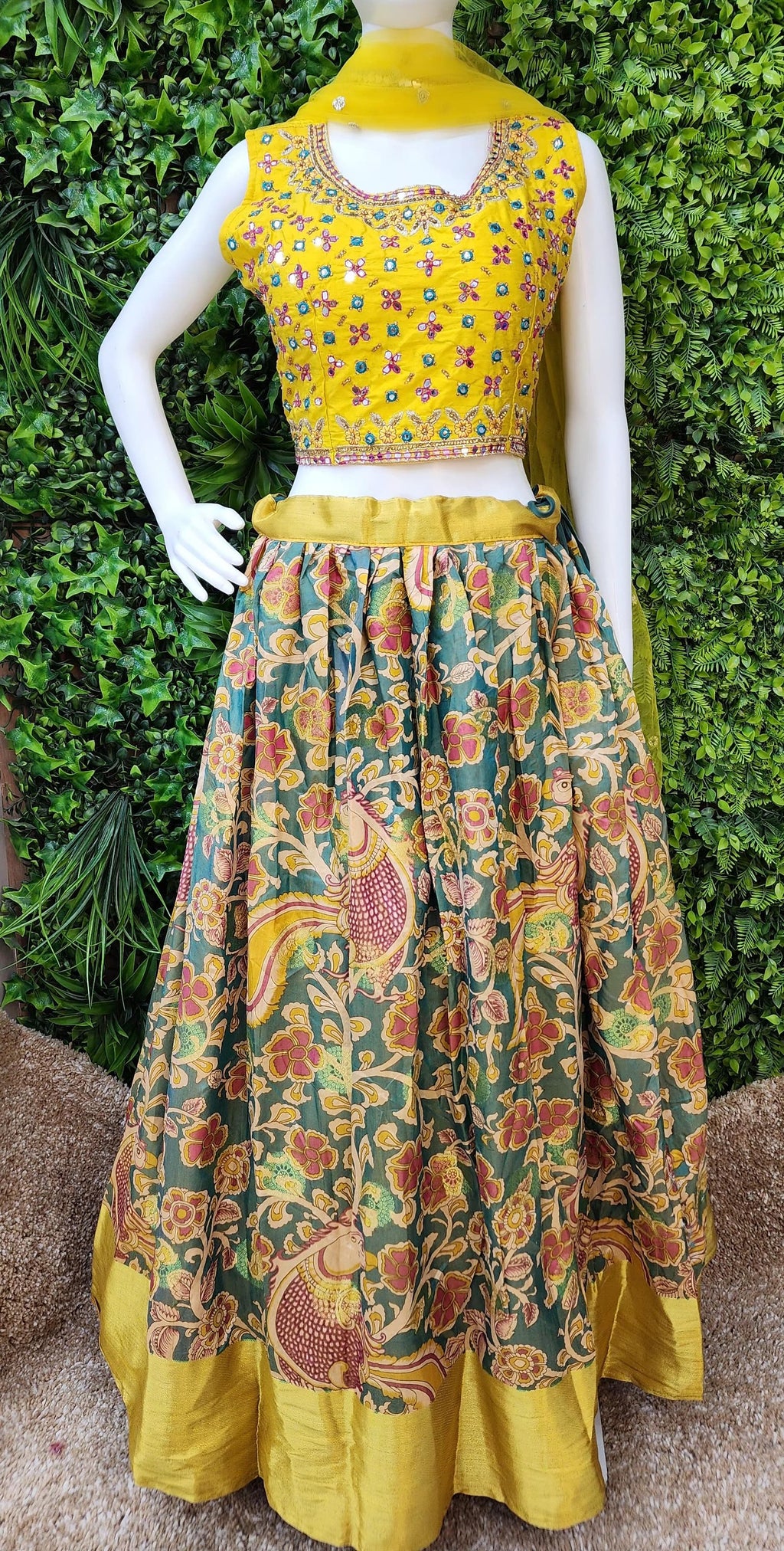 Kalamkari Crop-Top