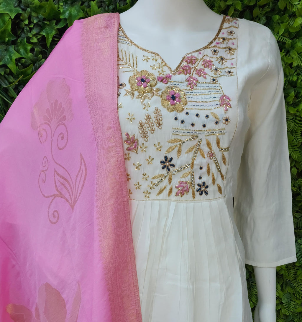 Roman Banaras Umbrella Dress