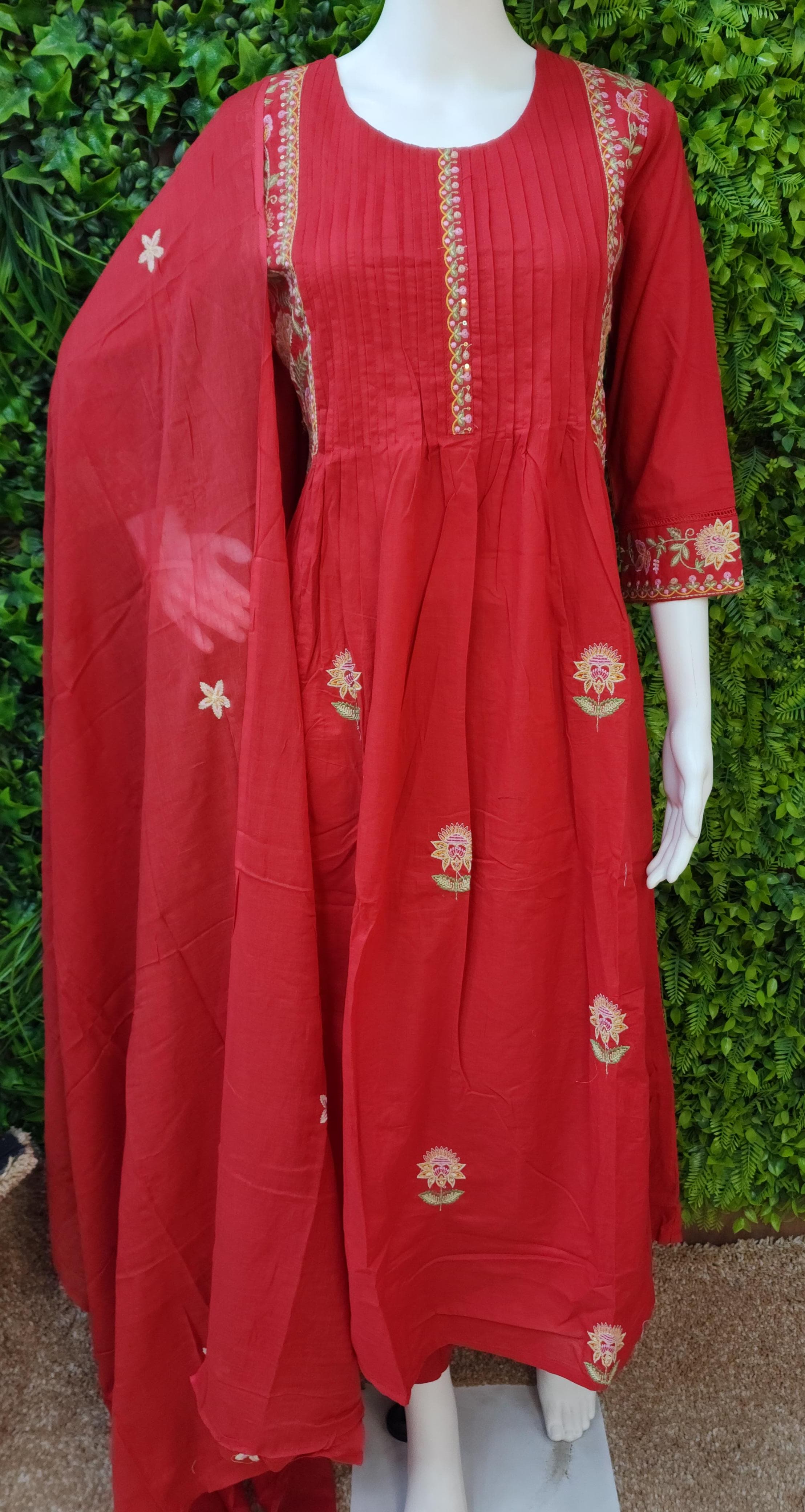 Jaipur Cotton Coat Design Umbrella Dress