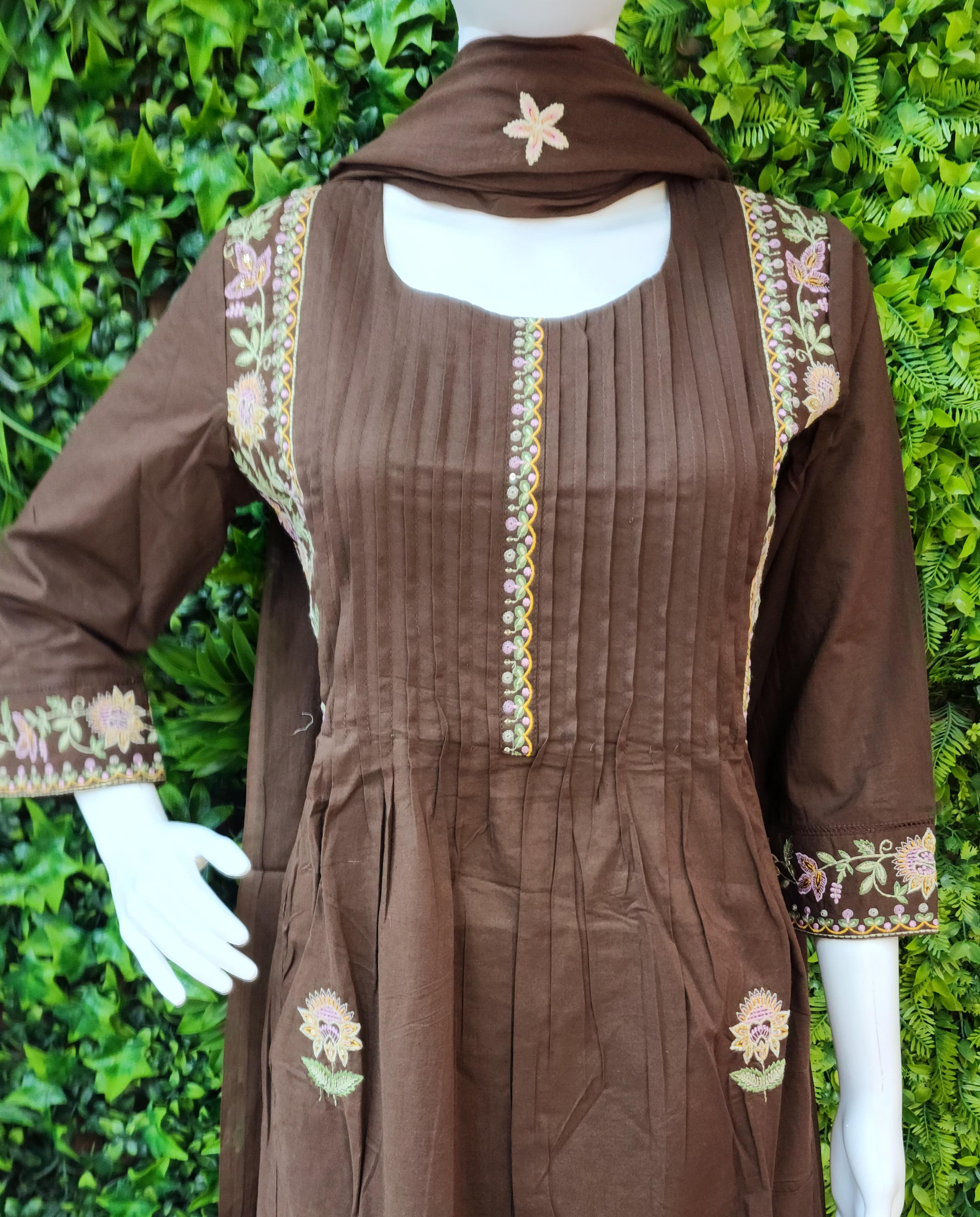 Jaipur Cotton Coat Design Umbrella Dress