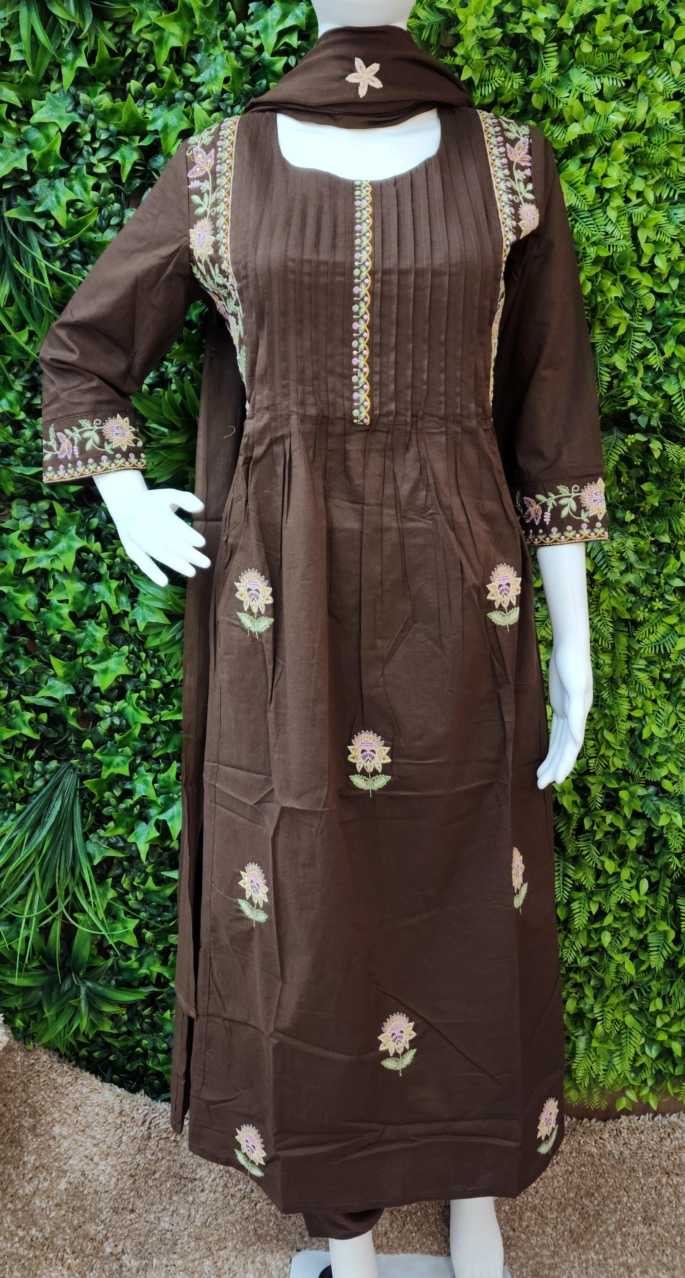 Jaipur Cotton Coat Design Umbrella Dress