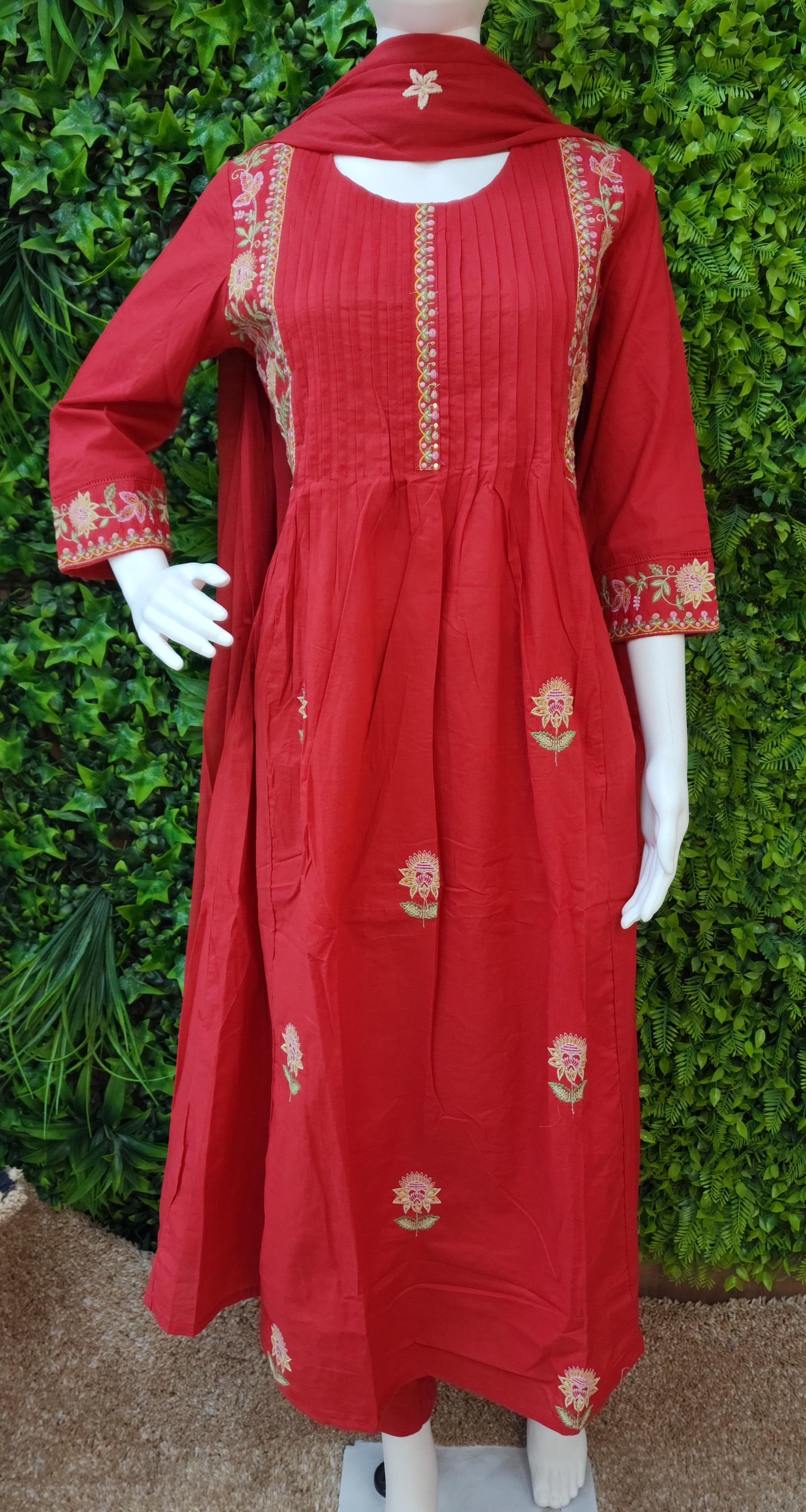 Jaipur Cotton Coat Design Umbrella Dress