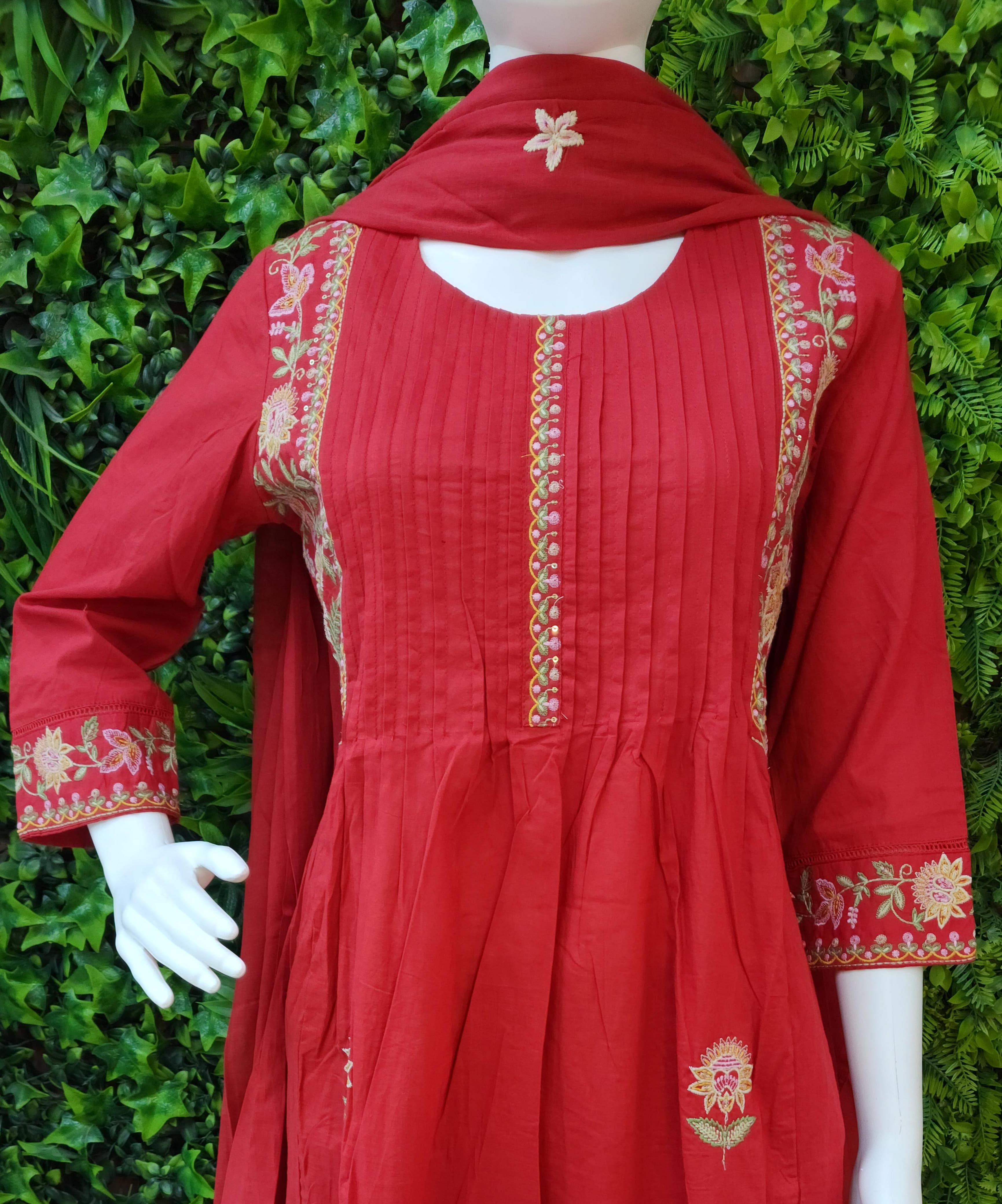 Jaipur Cotton Coat Design Umbrella Dress