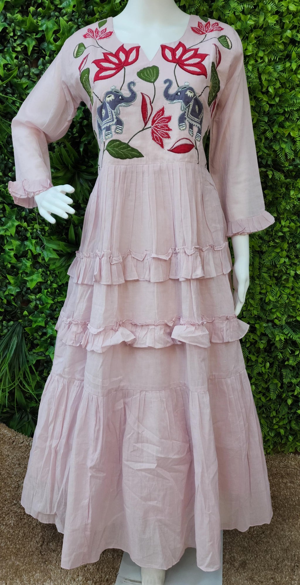 MulCotton Pure Designer Frock