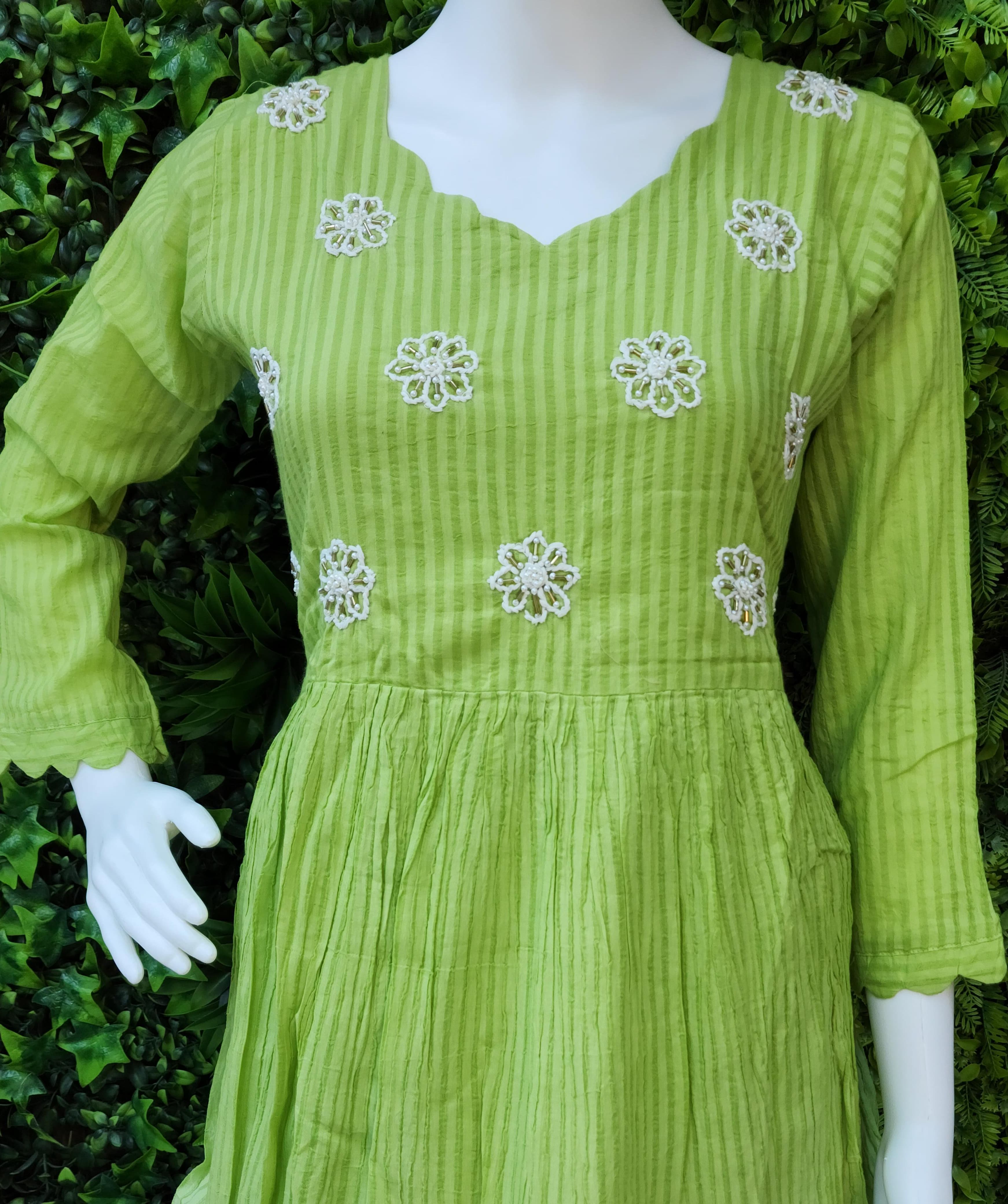 Dual Shade Pure Mul Frock