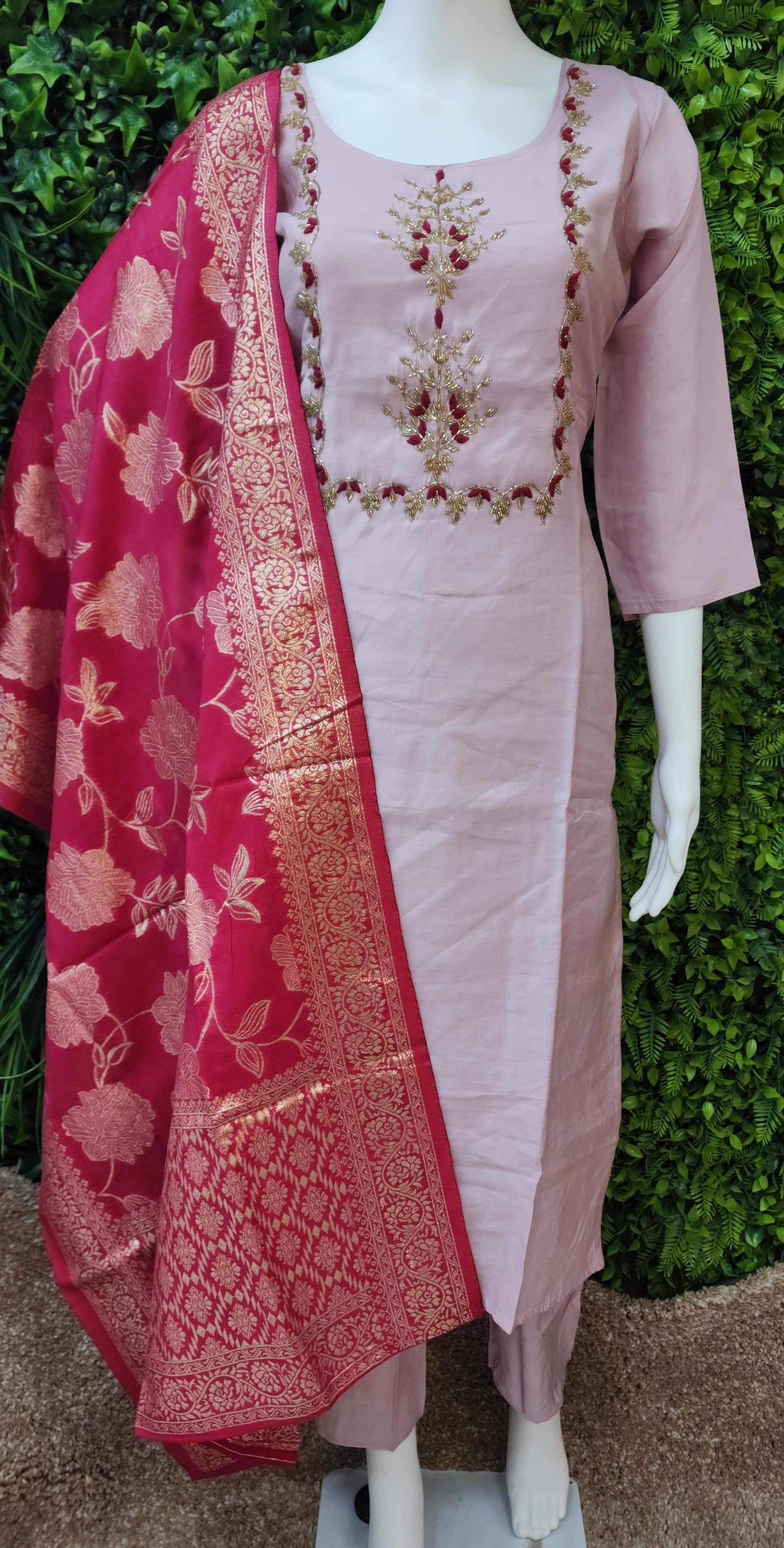 Roman Banaras Partywear Dress