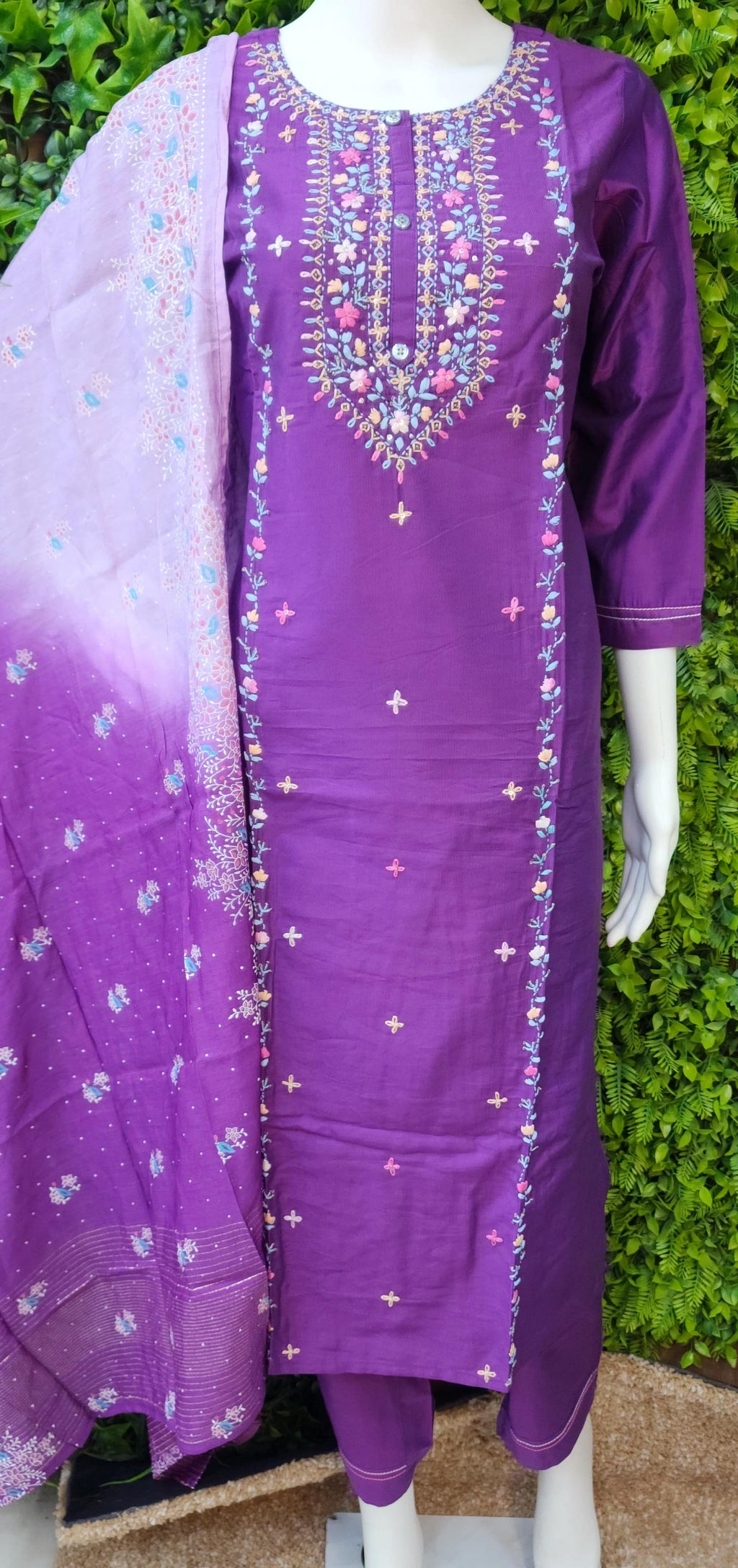 Linen Cotton Knotwork Dress