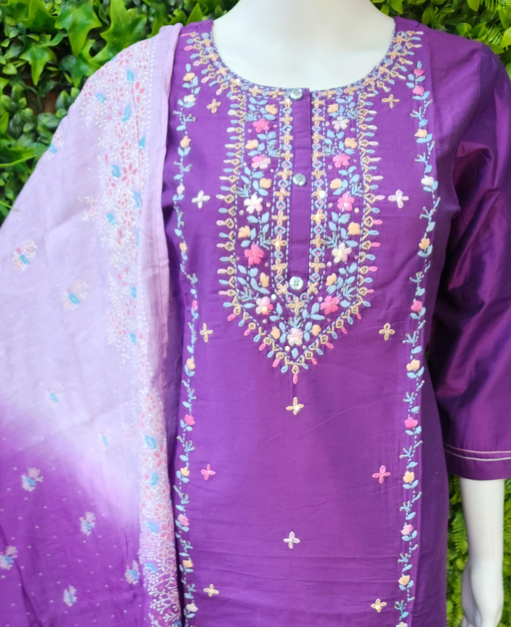 Linen Cotton Knotwork Dress