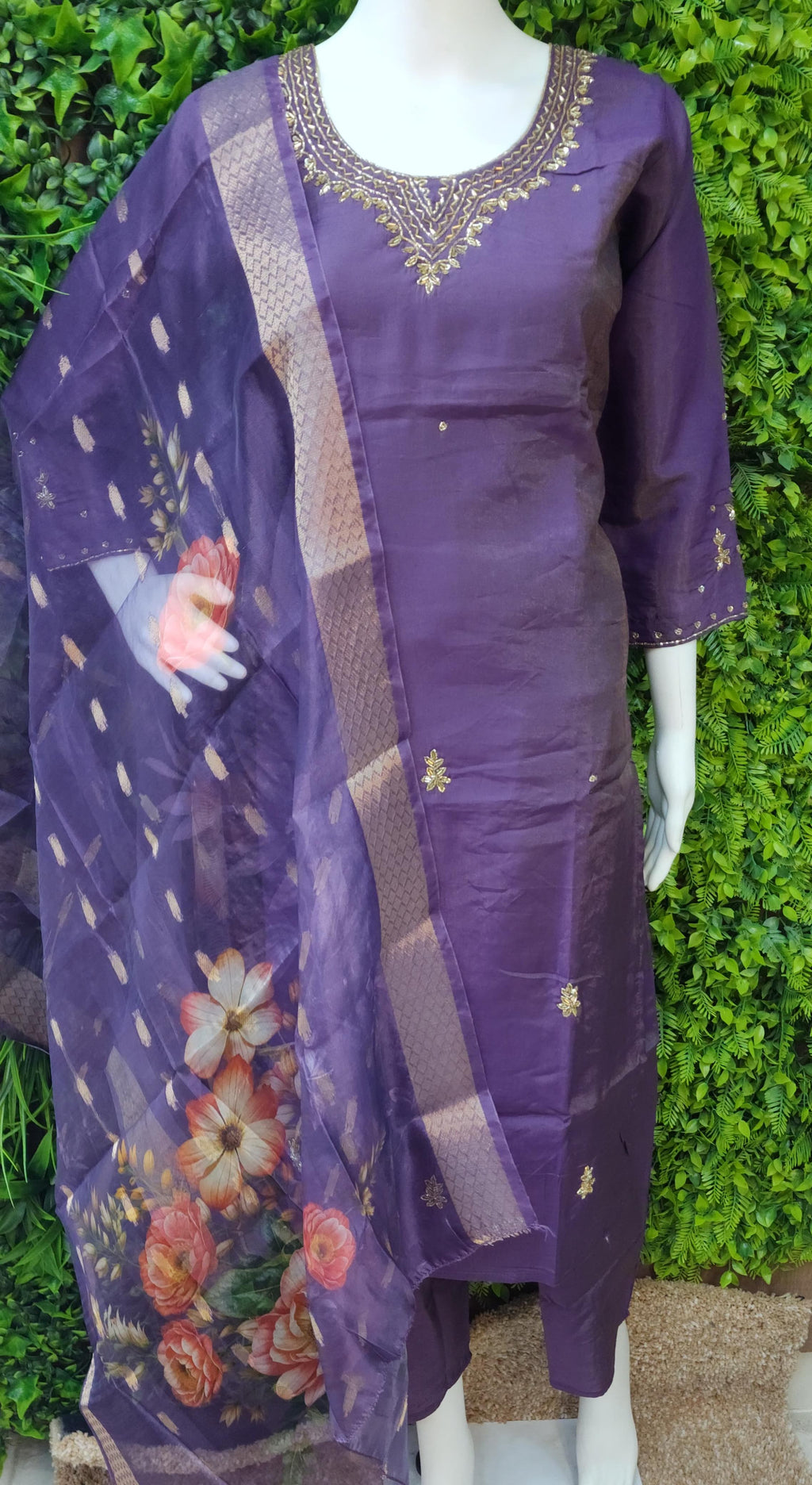 Soft Shimmer Partywear Dress