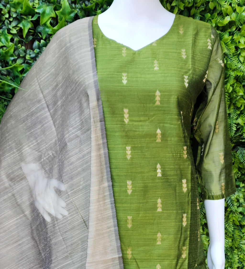 Raw Silk Weaving Dress