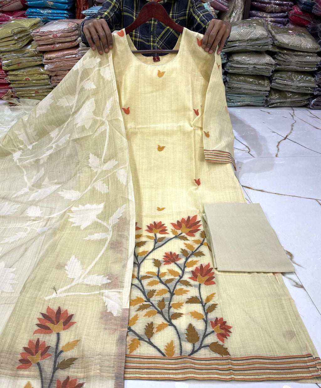 Jamdhani Designer Dress