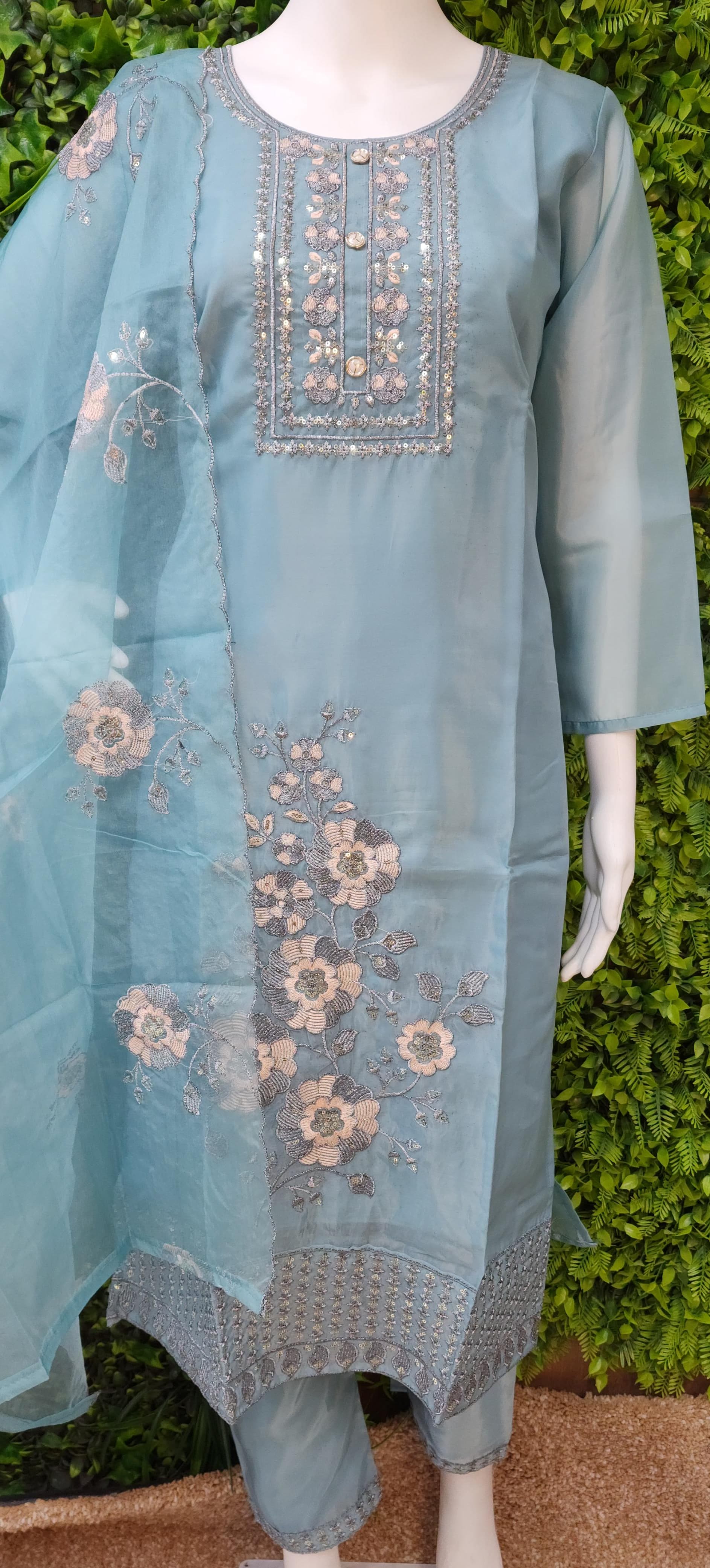 Soft Shimmer Partywear Dress