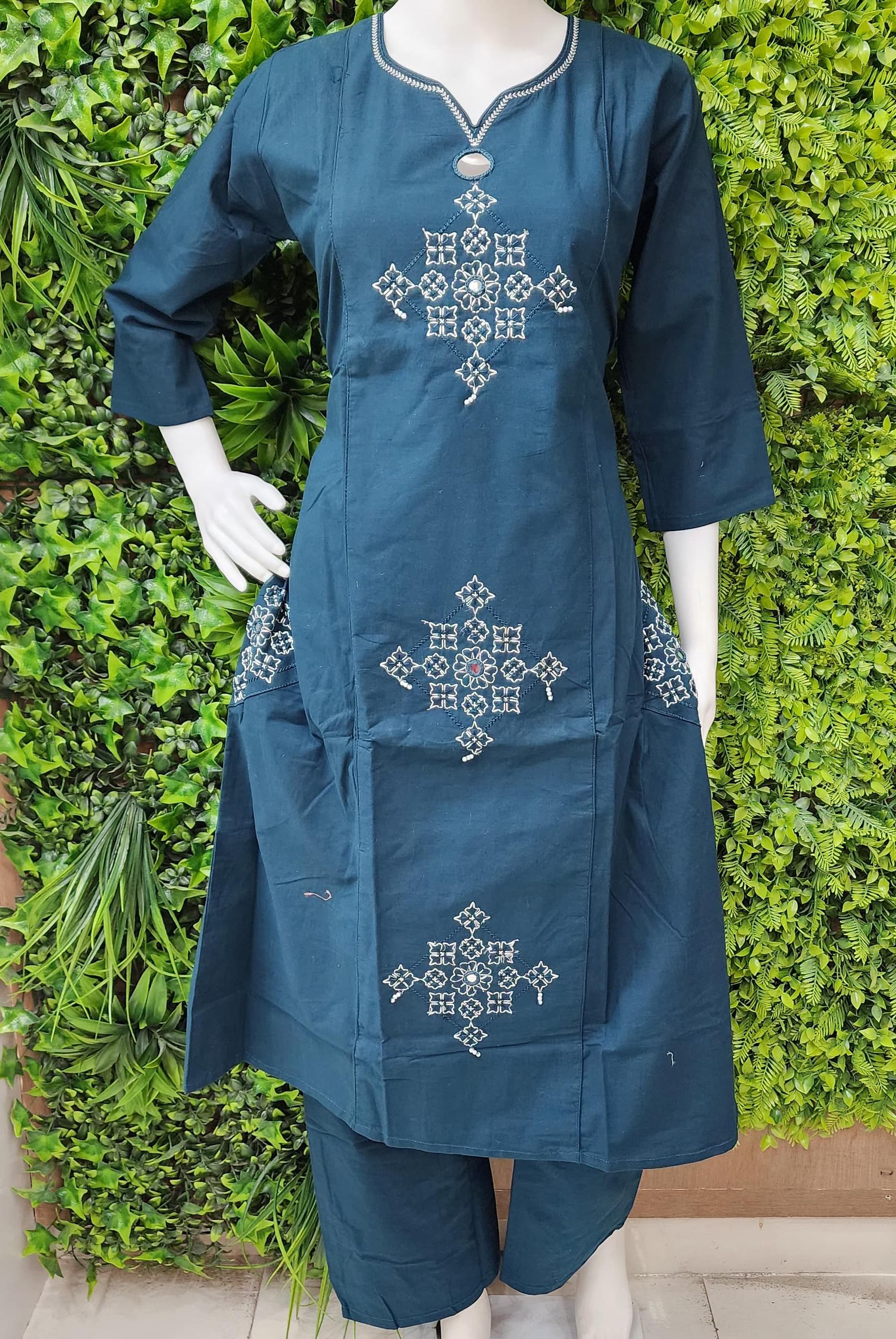 Jaipur Cotton Threadwork 2pc