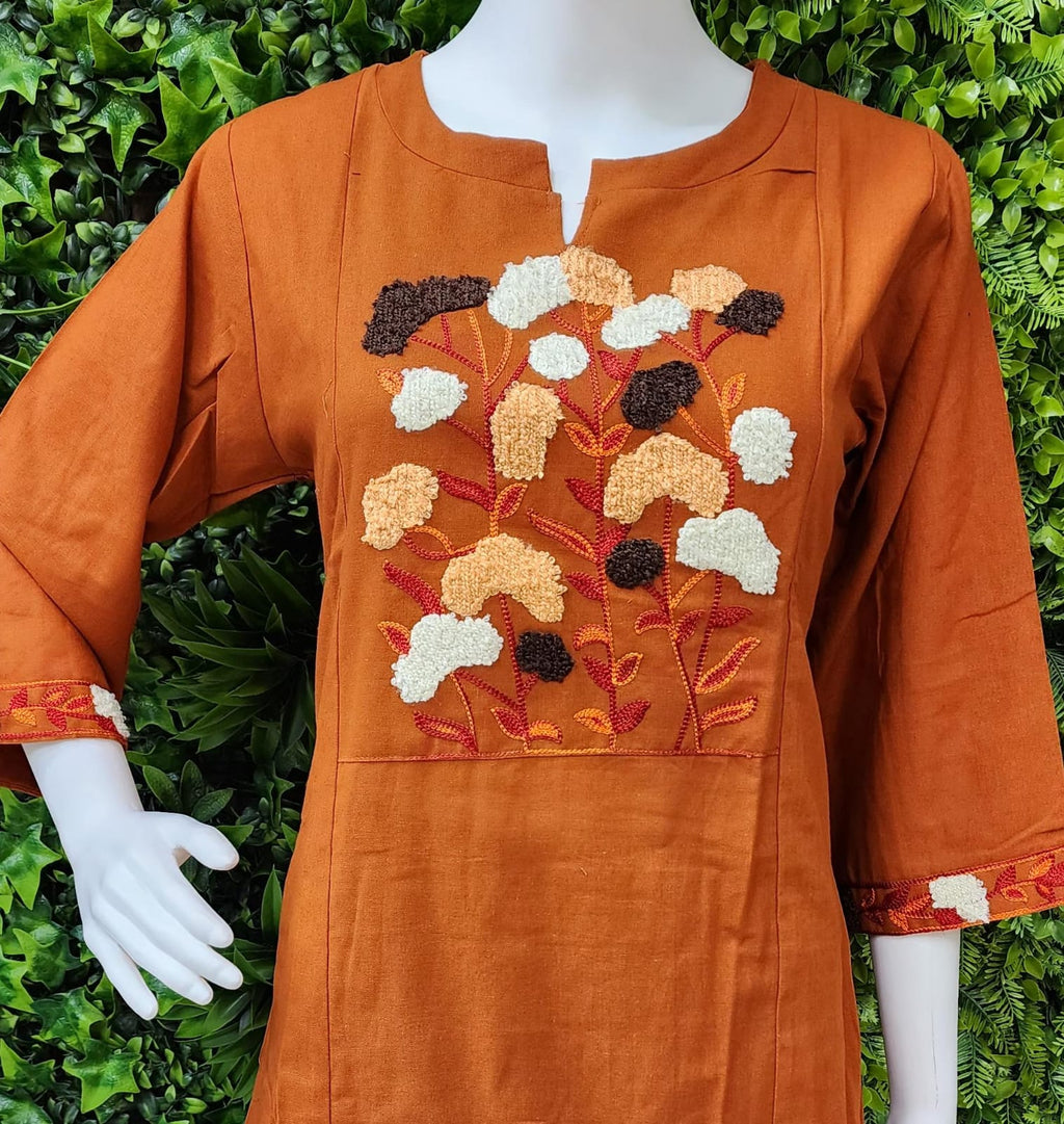 Slub Cotton Threadwork 2pc