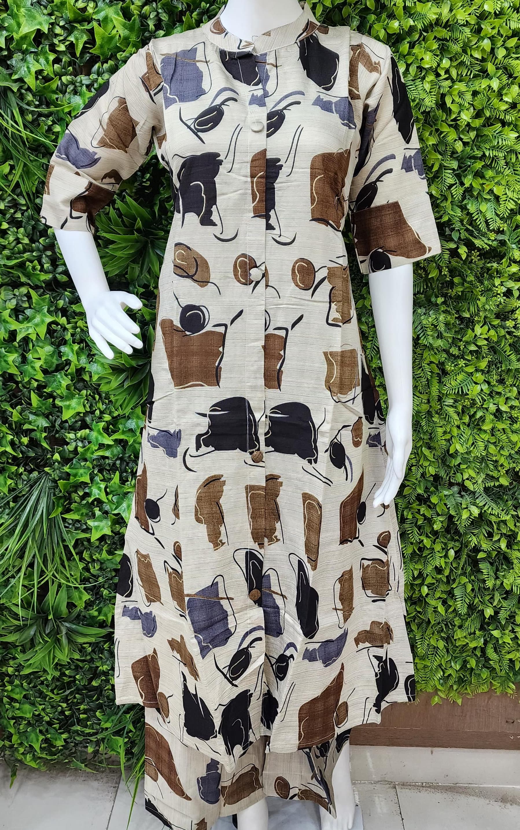 Vatican Floral Print 2Pc Set