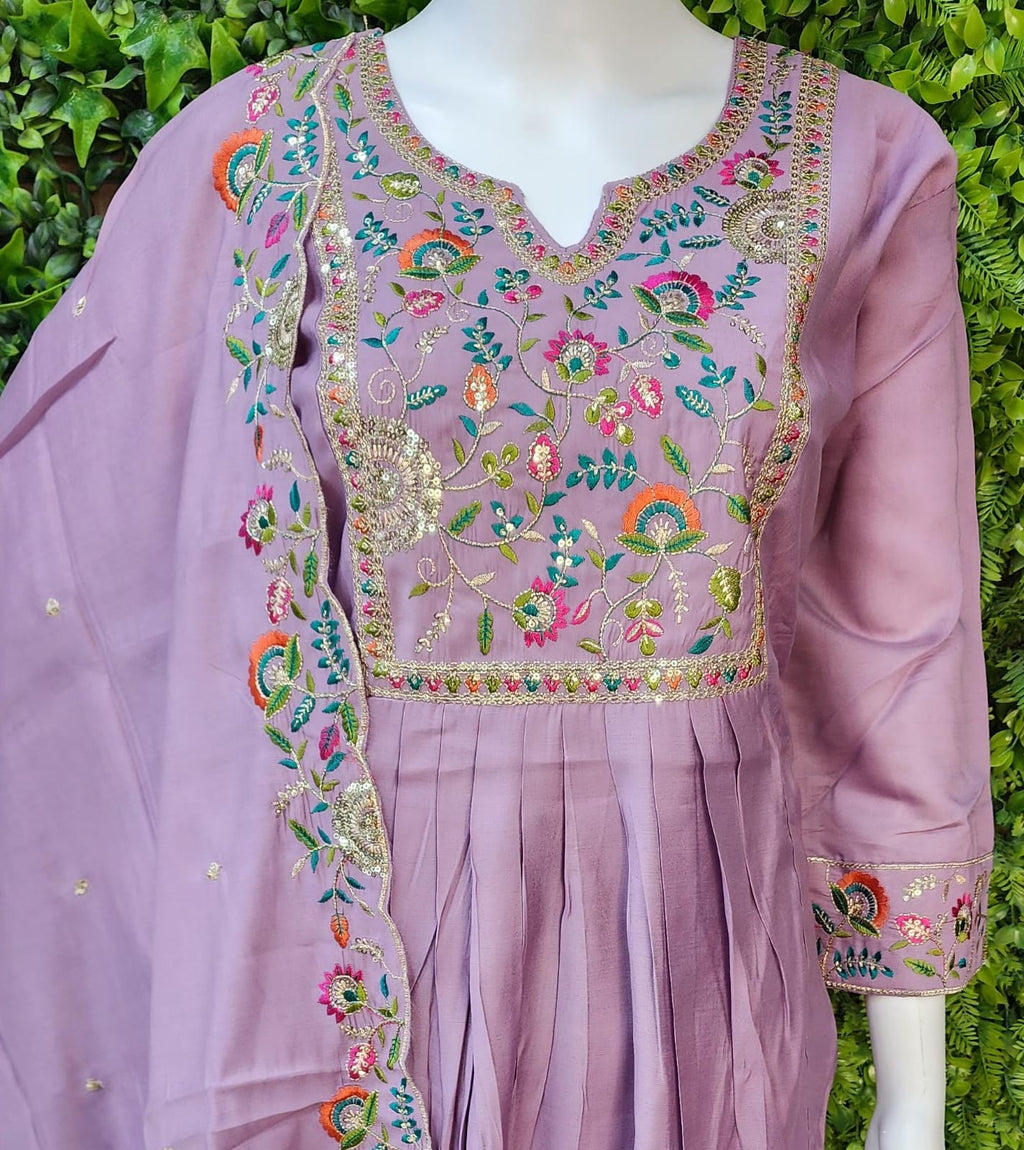 Plussize Umbrella Threadwork Dress