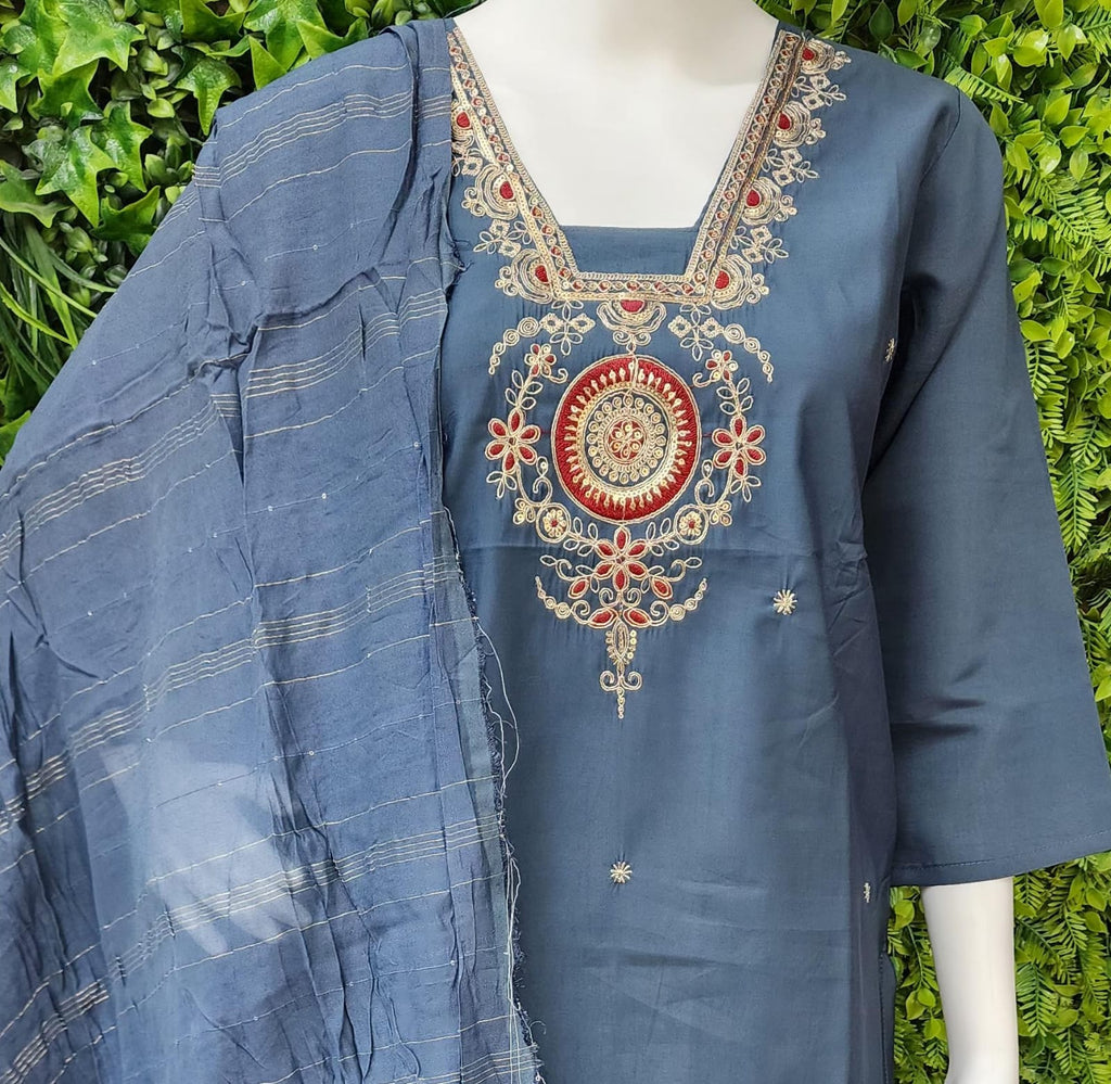 Roman Silk Semi Partywear