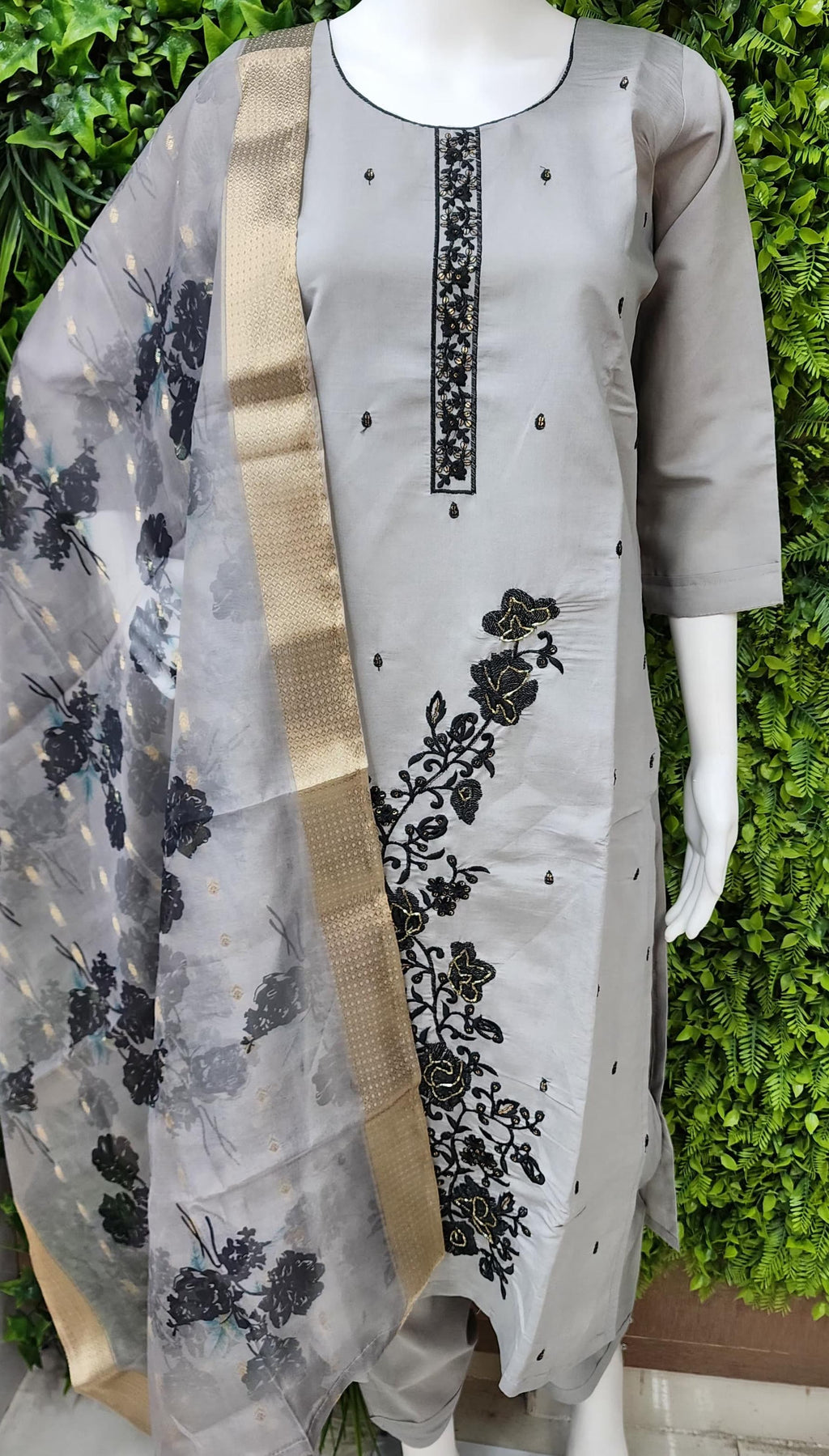 Roman Silk Partywear Dress