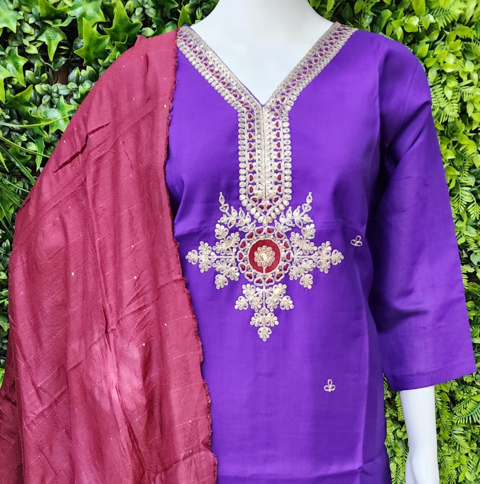 Roman Silk Semi Partywear