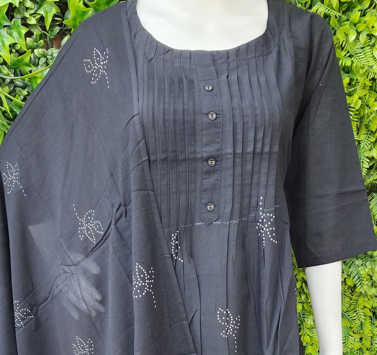 Jaipur Cotton Bandini Print Dress