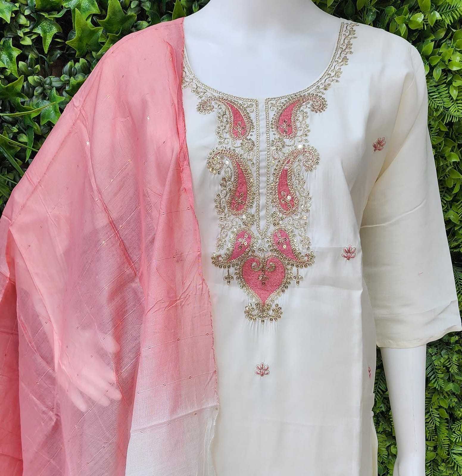 Roman Silk Semi Partywear