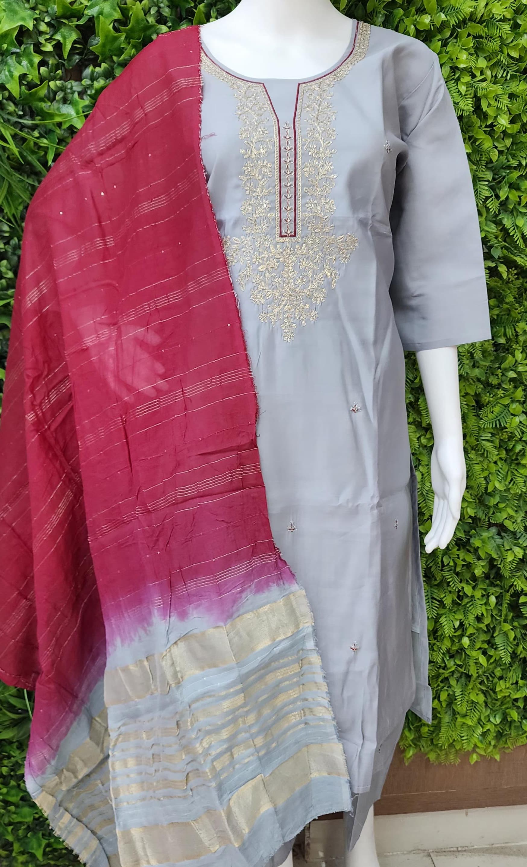 Roman Silk Semi Partywear