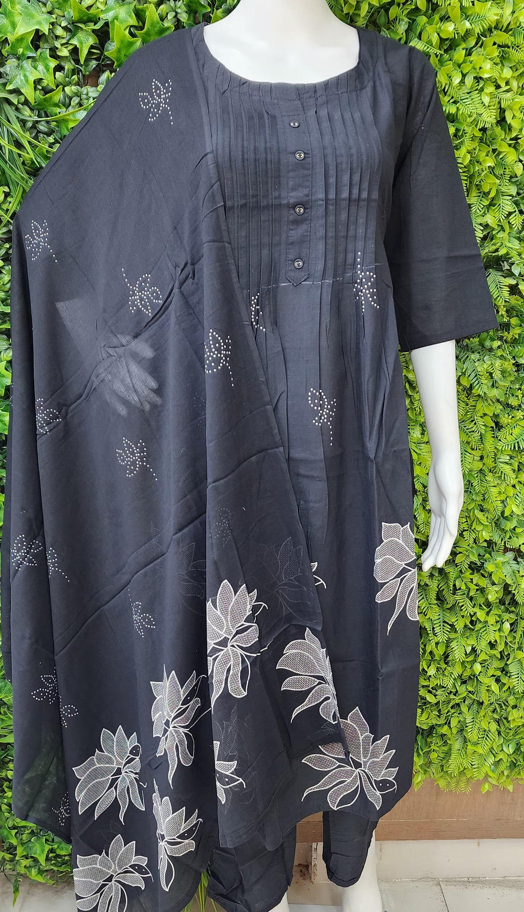 Jaipur Cotton Bandini Print Dress