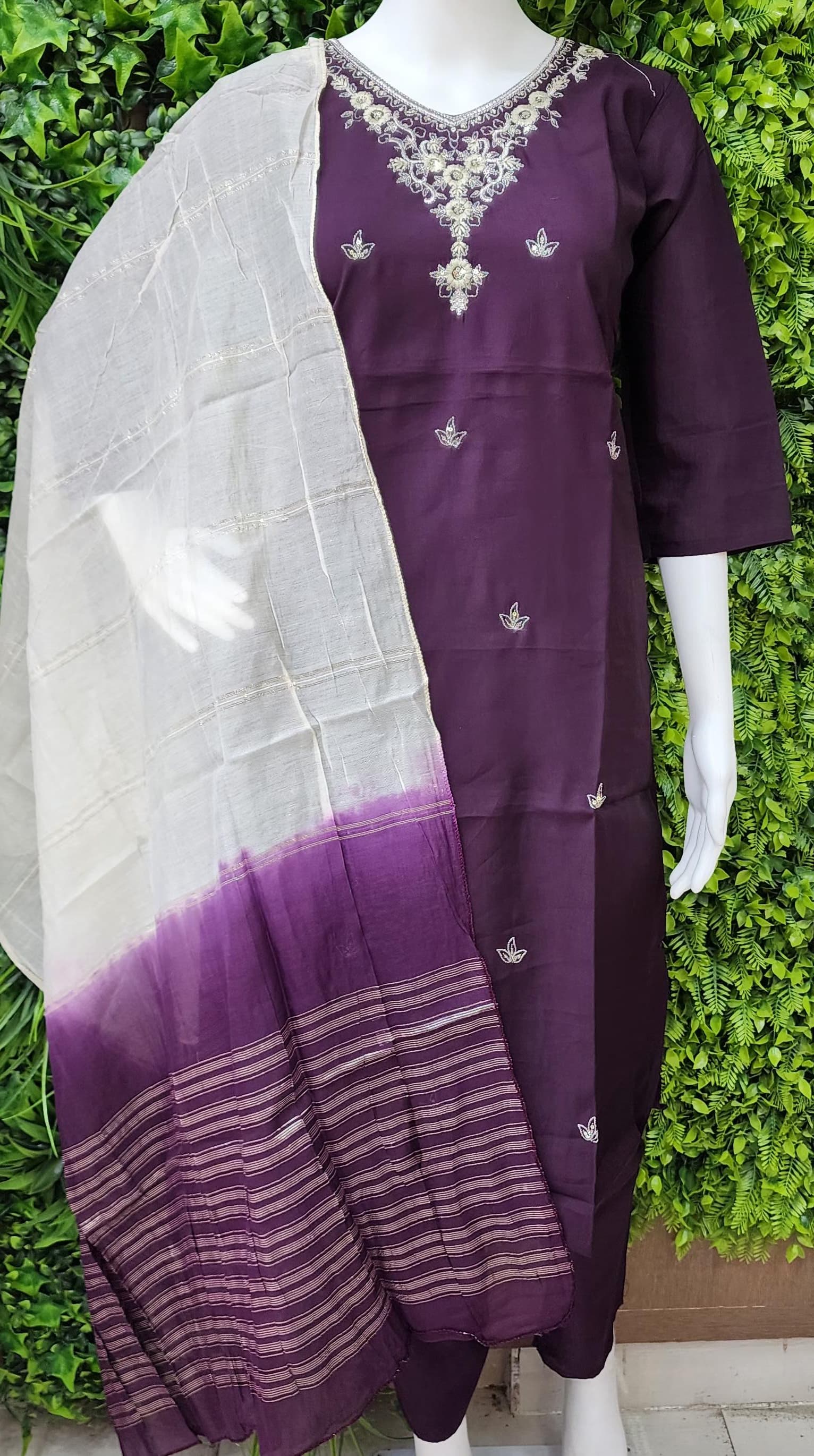 Roman Silk Semi Partywear