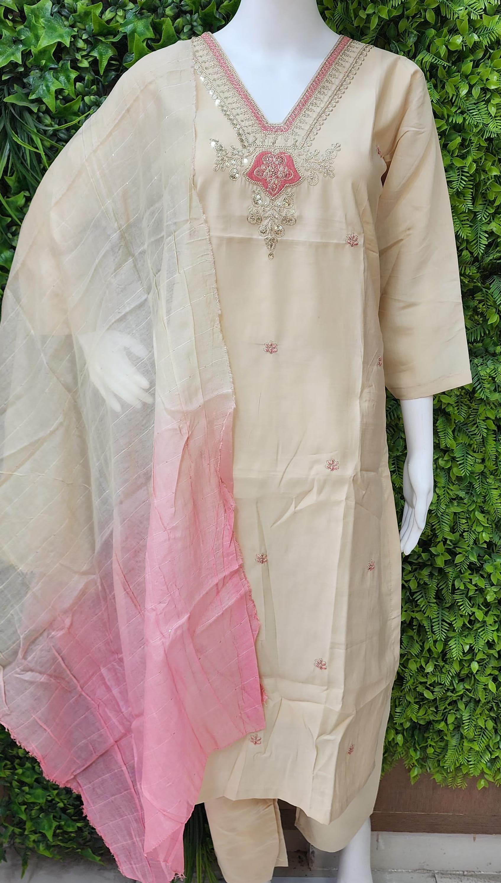 Roman Silk Semi Partywear