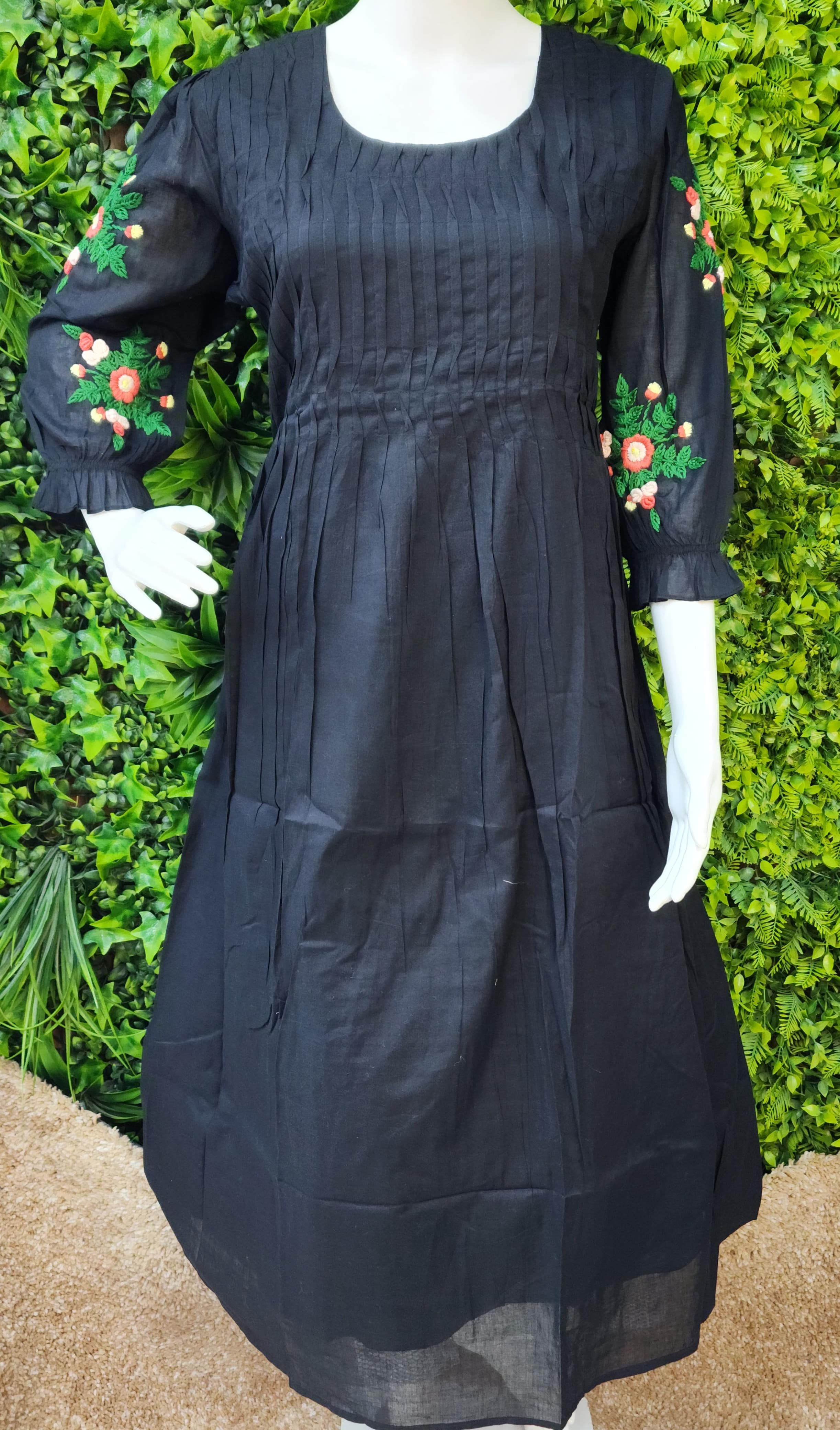 Pure Mulcotton Knotwork Frock