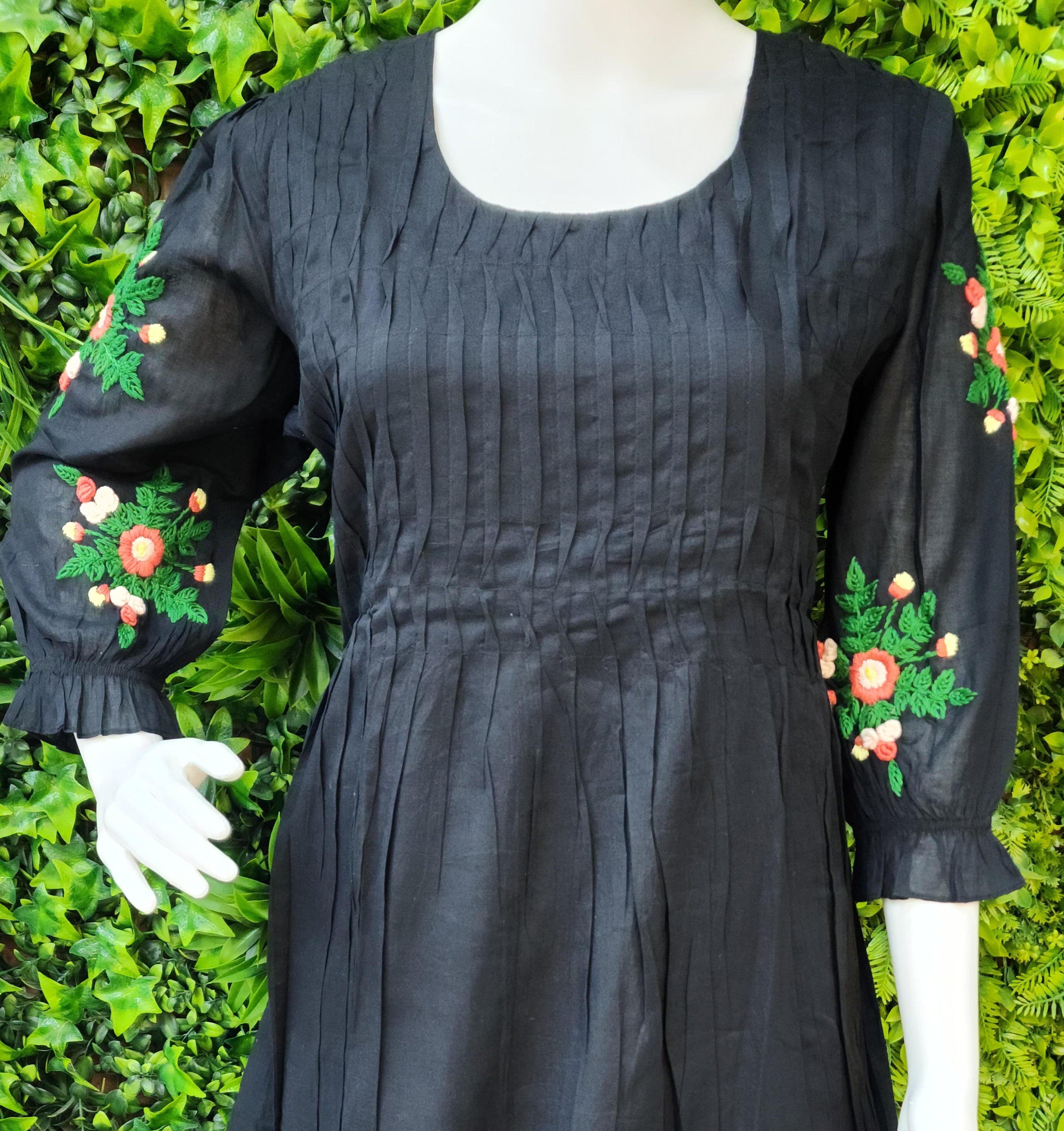 Pure Mulcotton Knotwork Frock