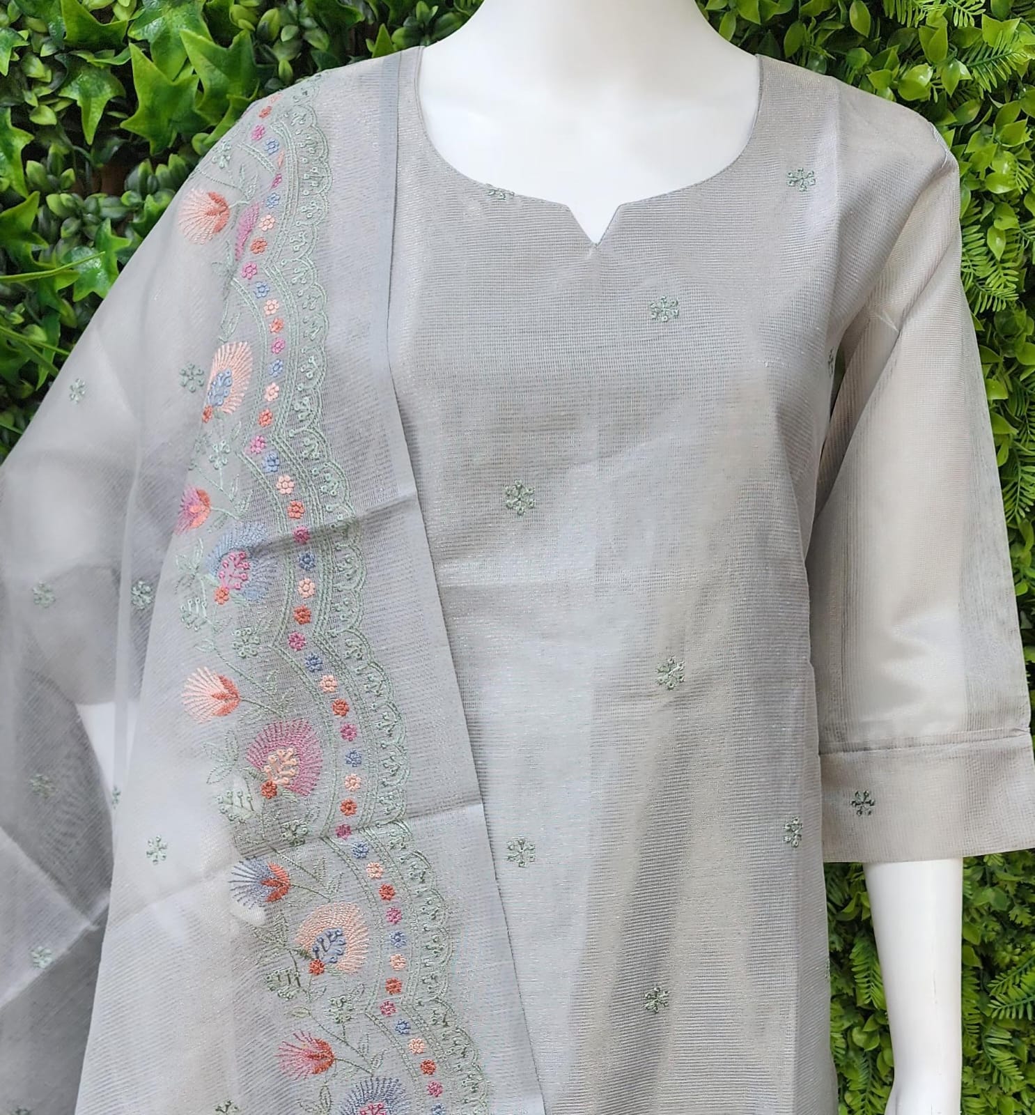 Tissue Kota Designer Dress