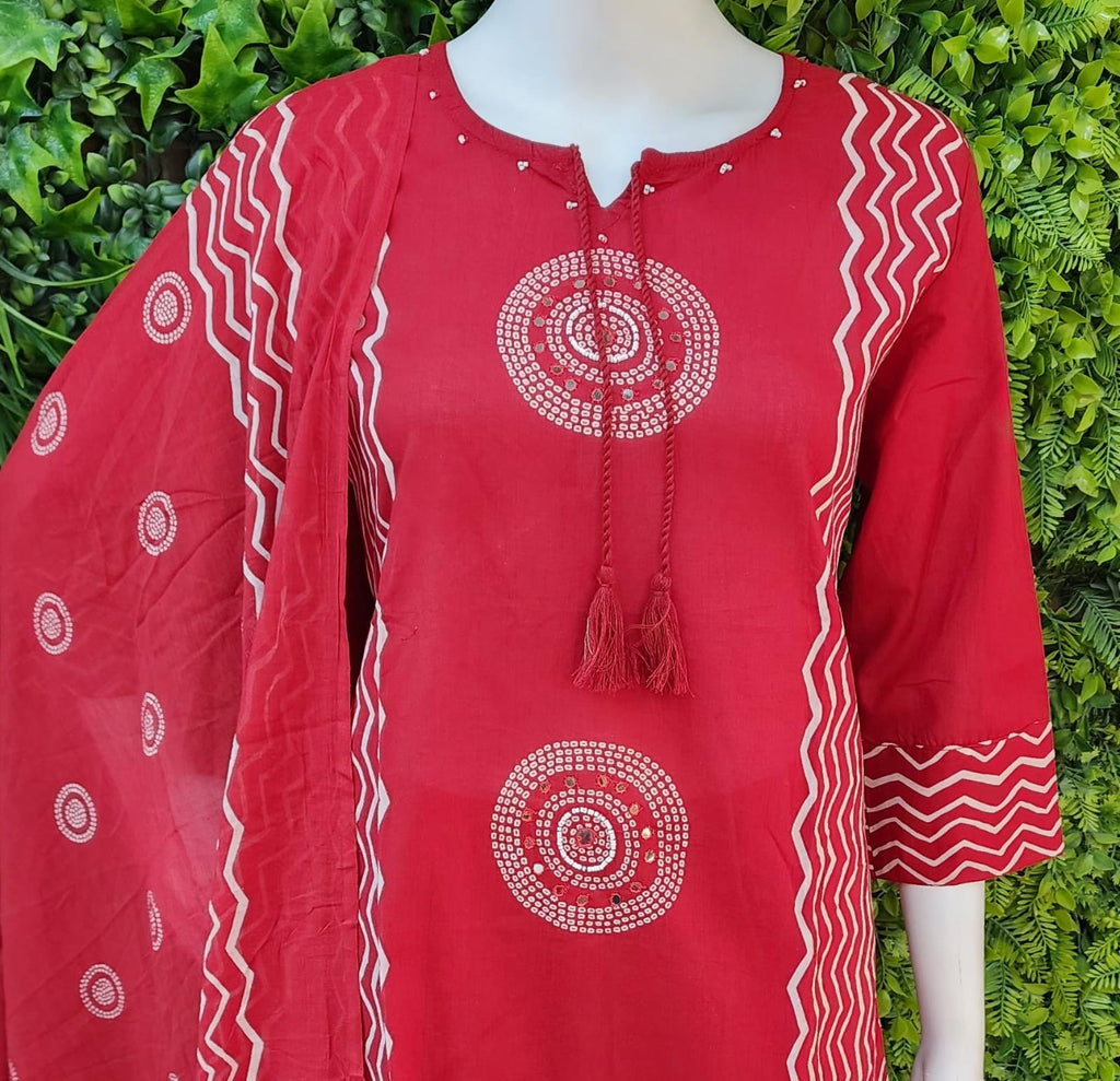 Jaipur Cotton Printed Kurtaset